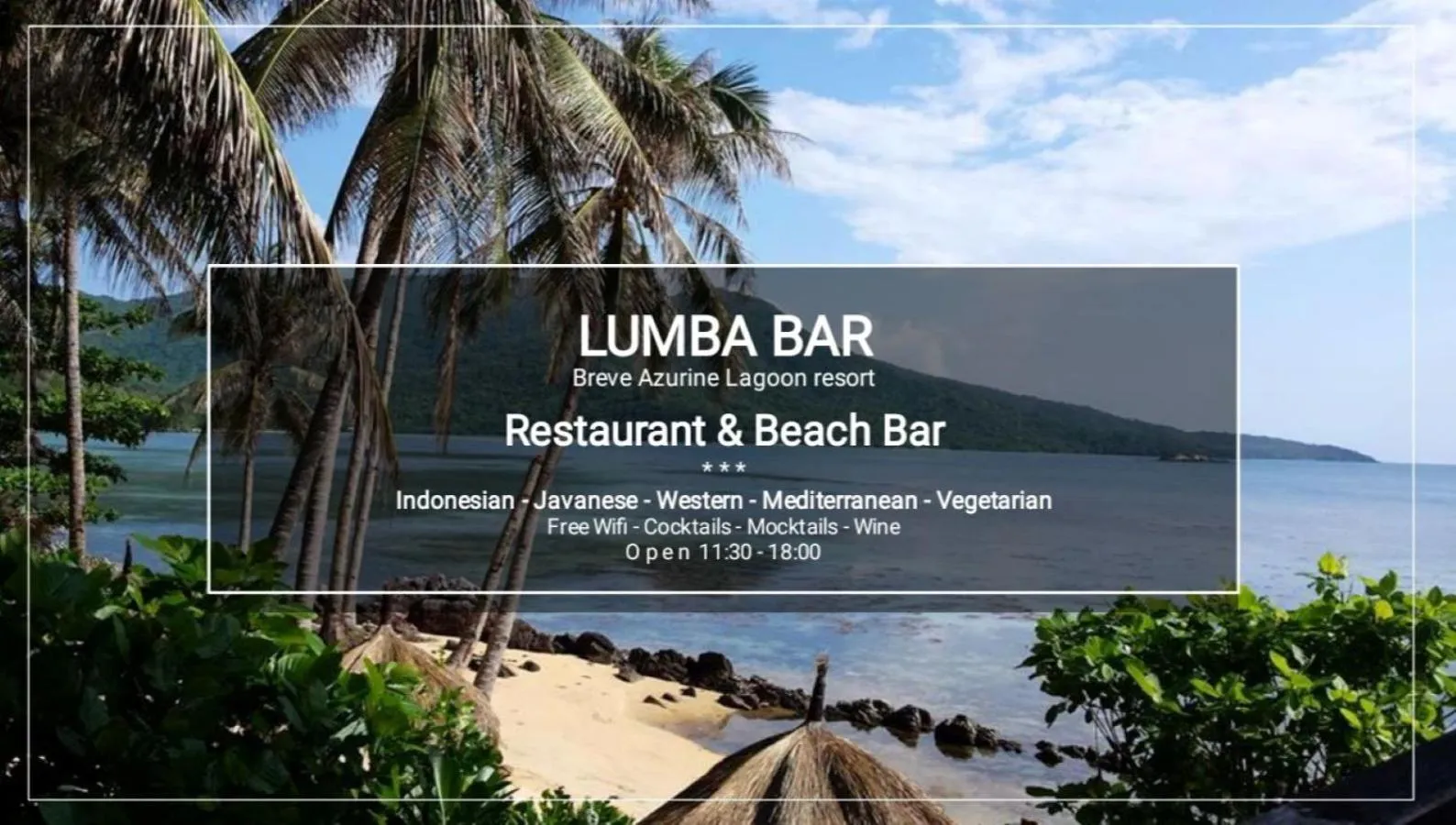 Restaurant/places to eat in Breve Azurine Lagoon Resort