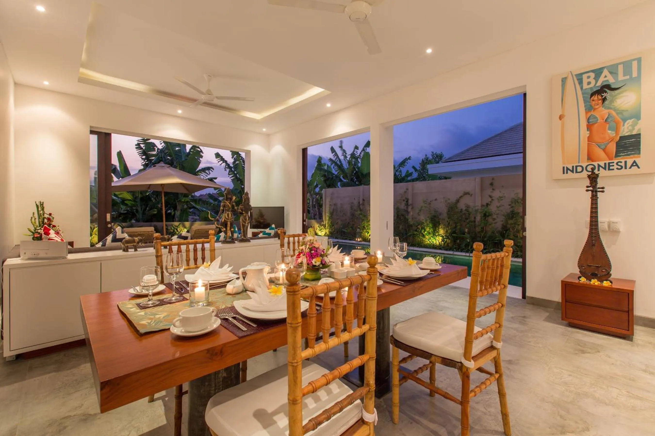 Dining area in Gajah Villas Bali by Nagisa Bali