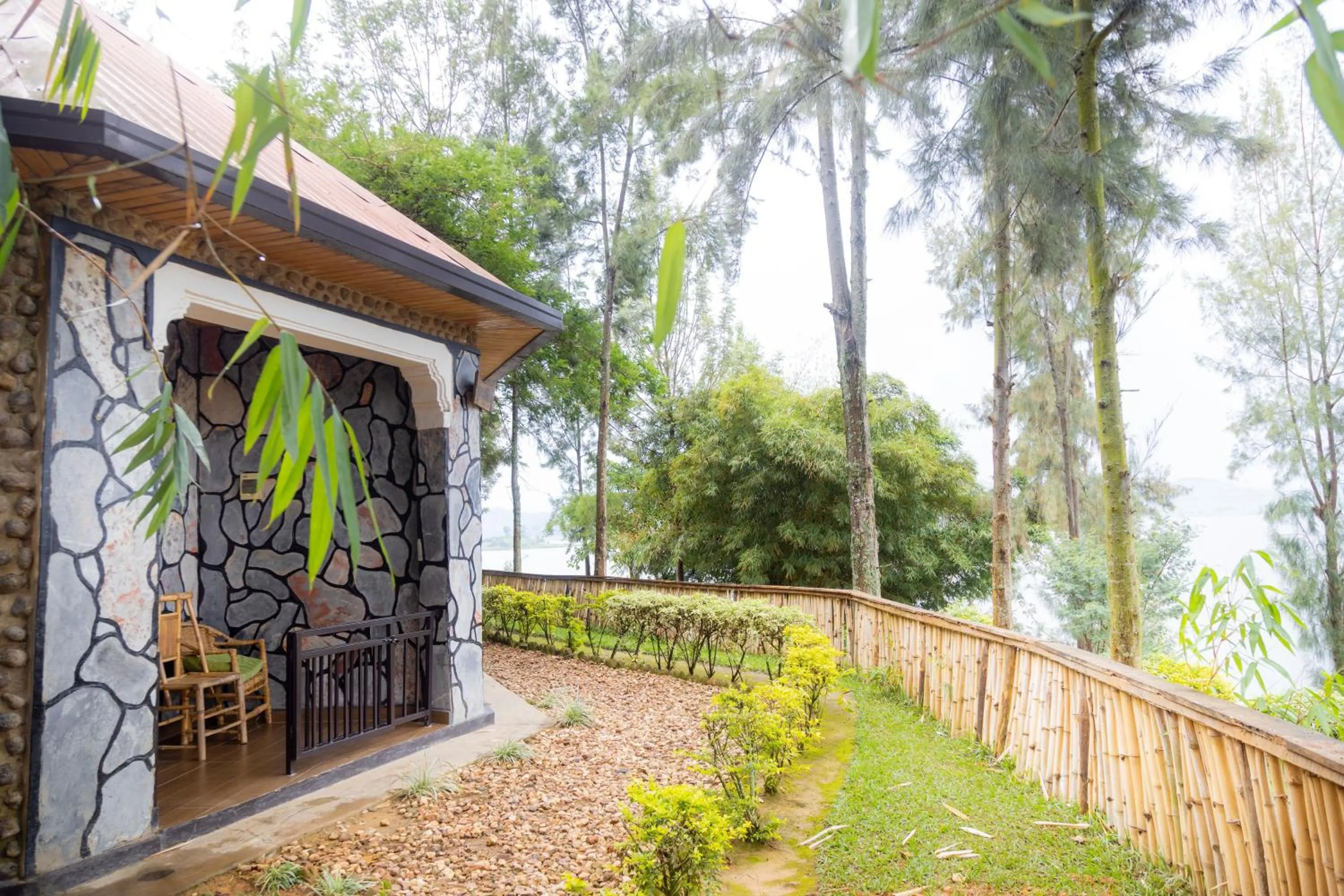 Property building in Ruhondo Beach Resort