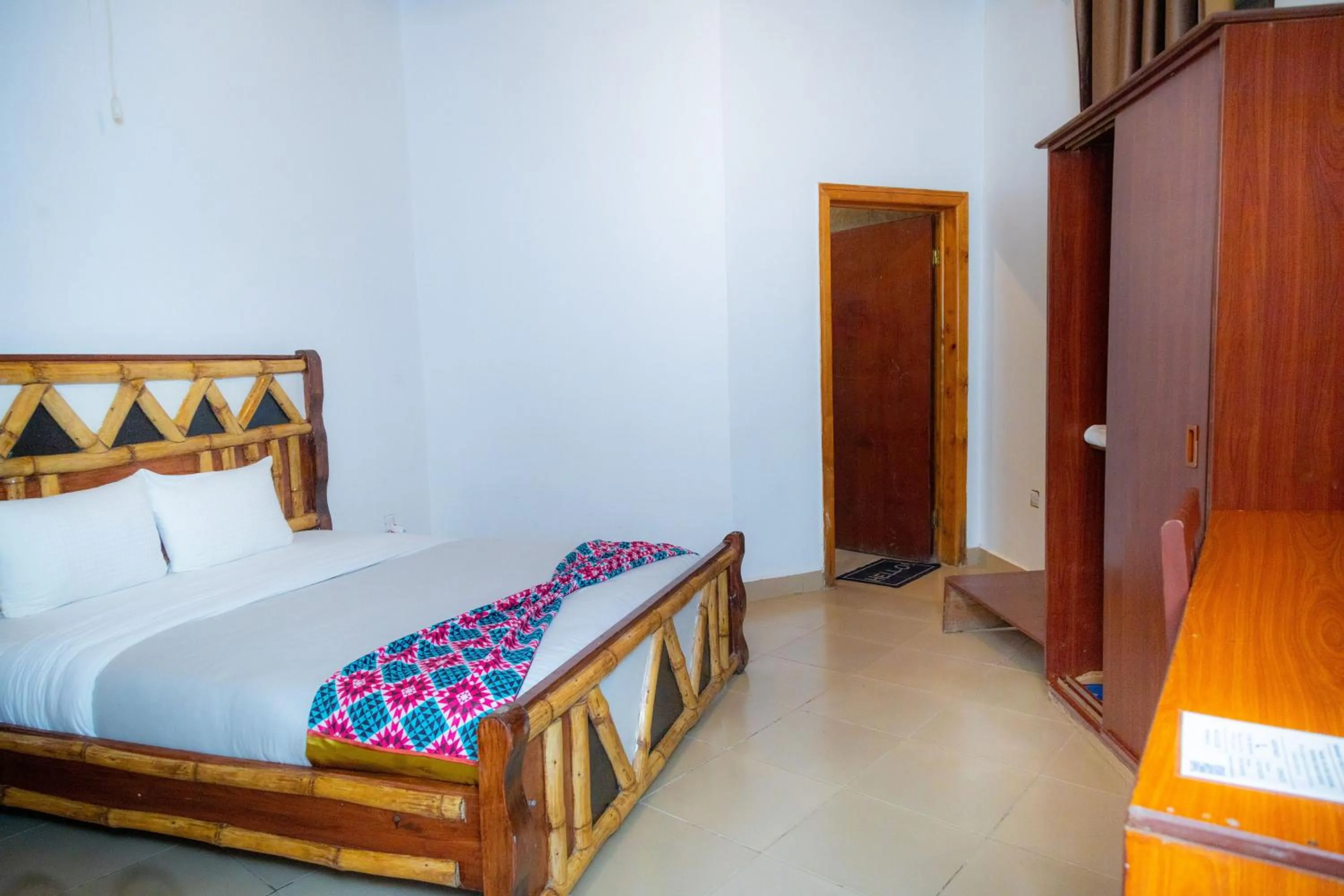 Bed in Ruhondo Beach Resort