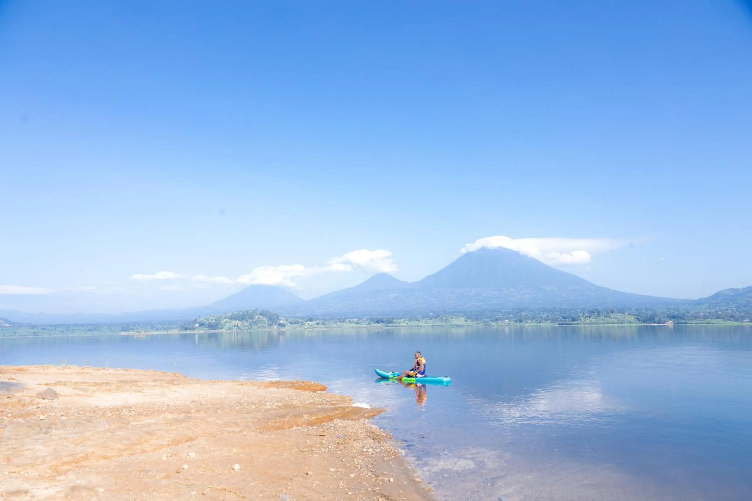 Lake view in Ruhondo Beach Resort