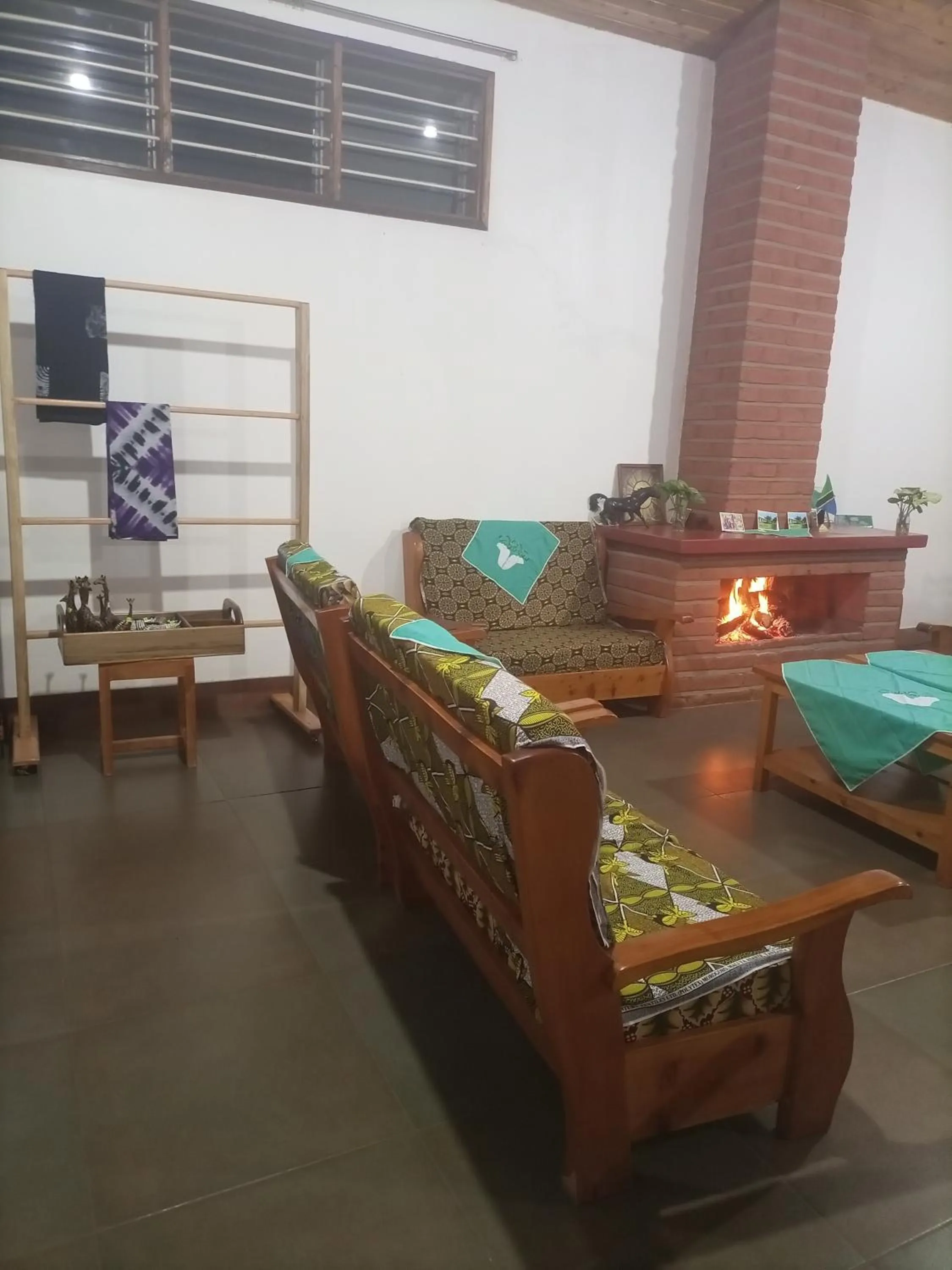 Seating area in STC.SAFARI LODGE