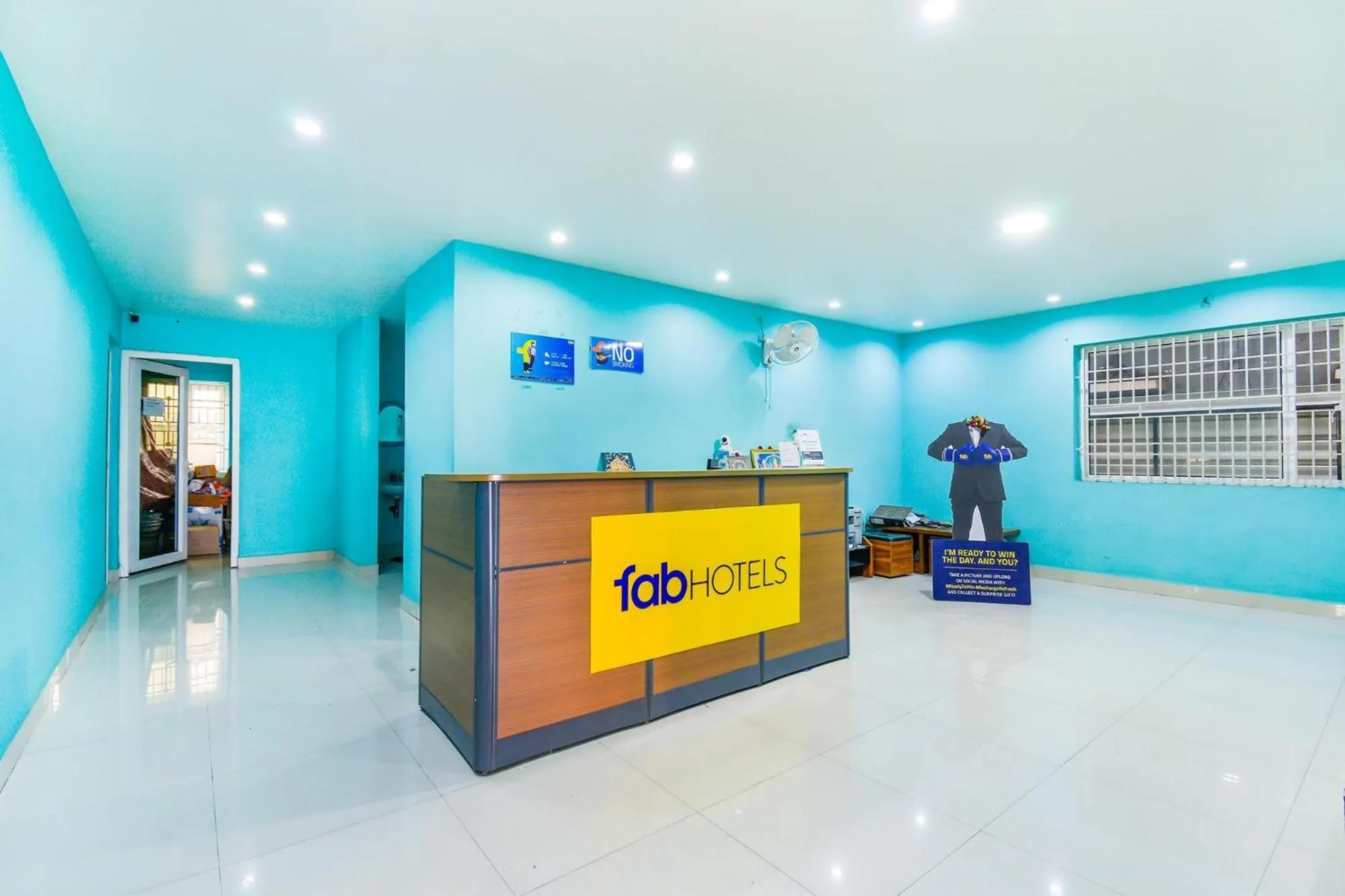 Lobby or reception in FabHotel Sri Krishna Residency - Near to Chennai International Airport
