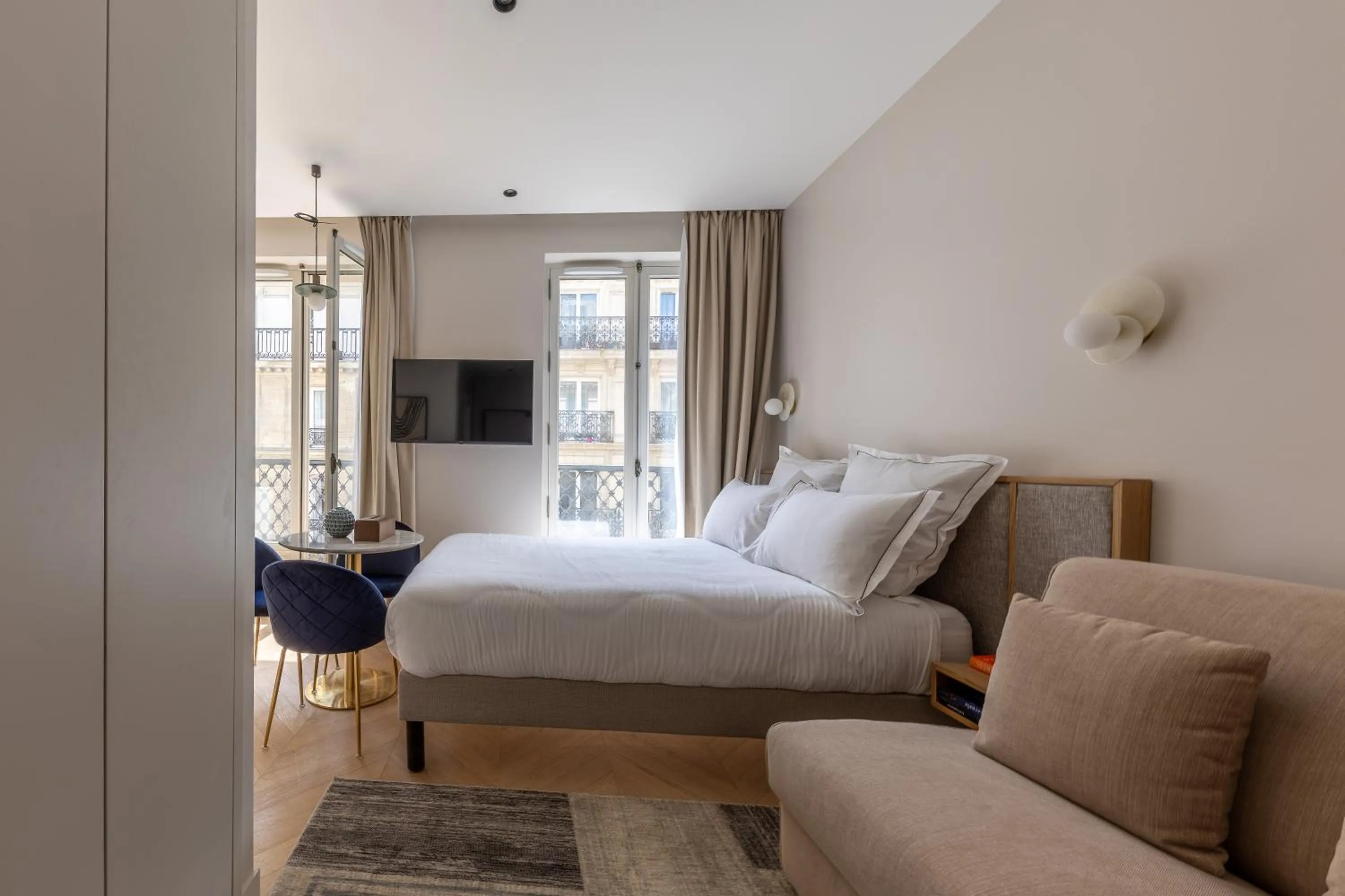 Bed in Quartier Libre Marais