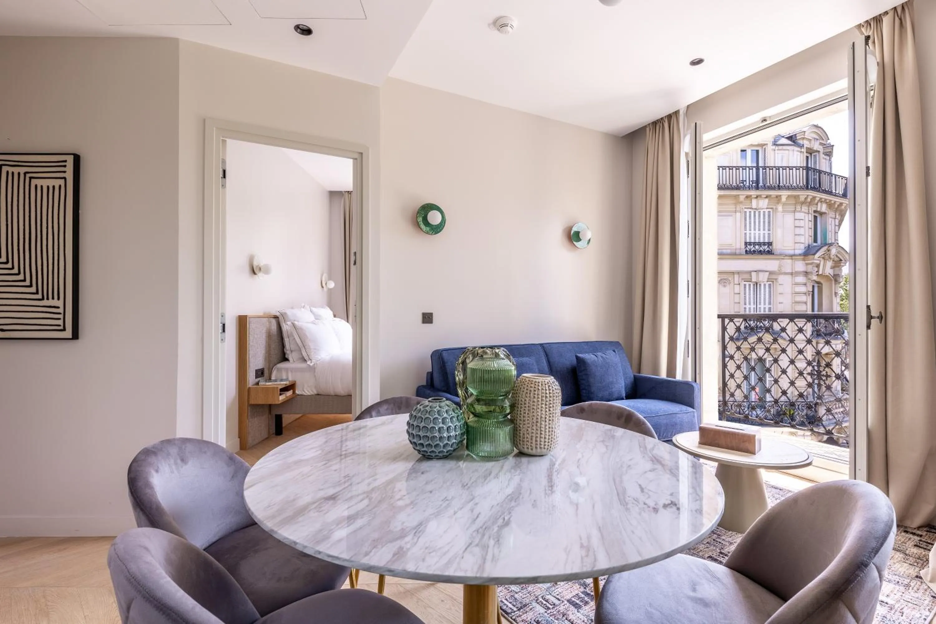 Living room in Quartier Libre Marais