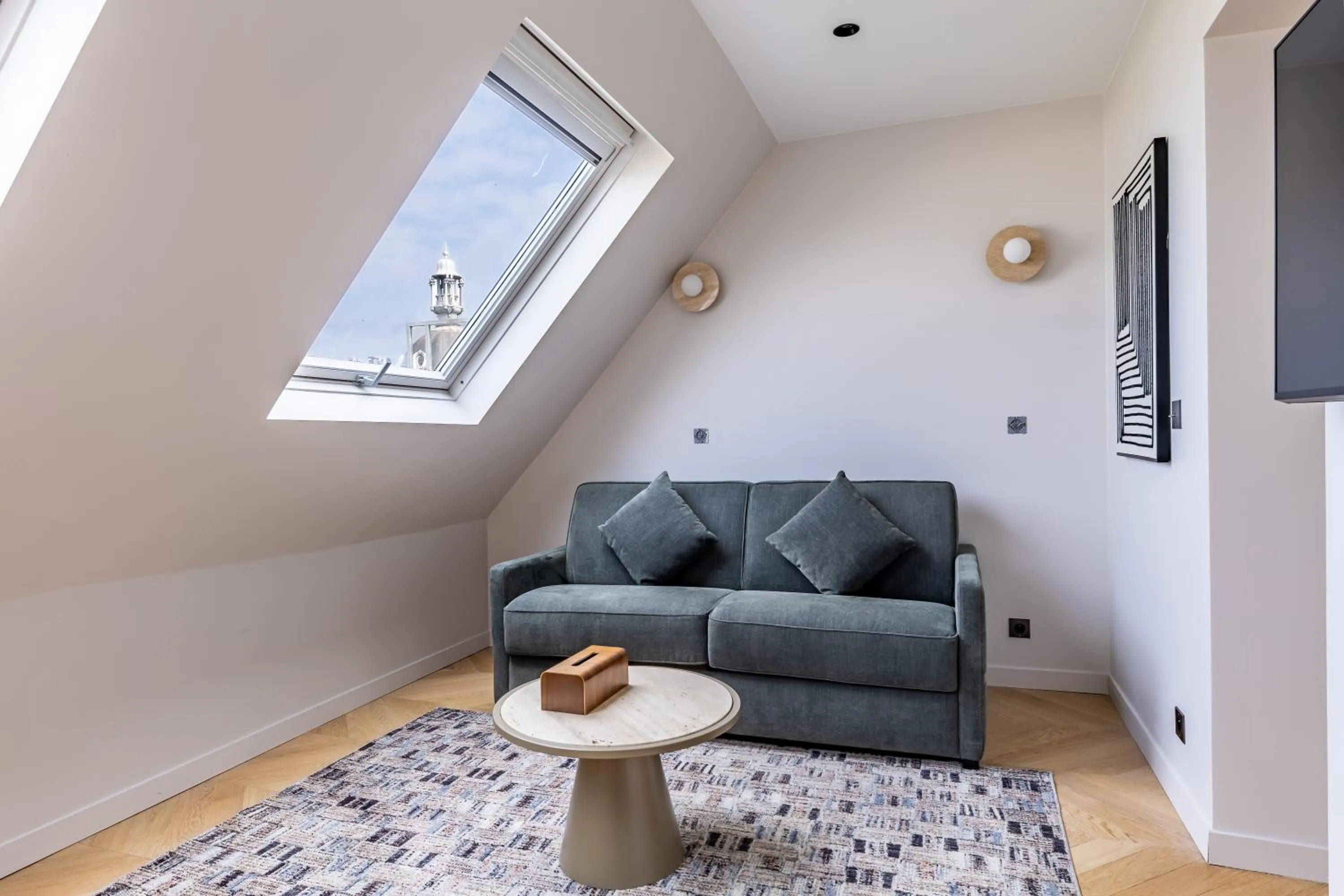 Living room in Quartier Libre Marais