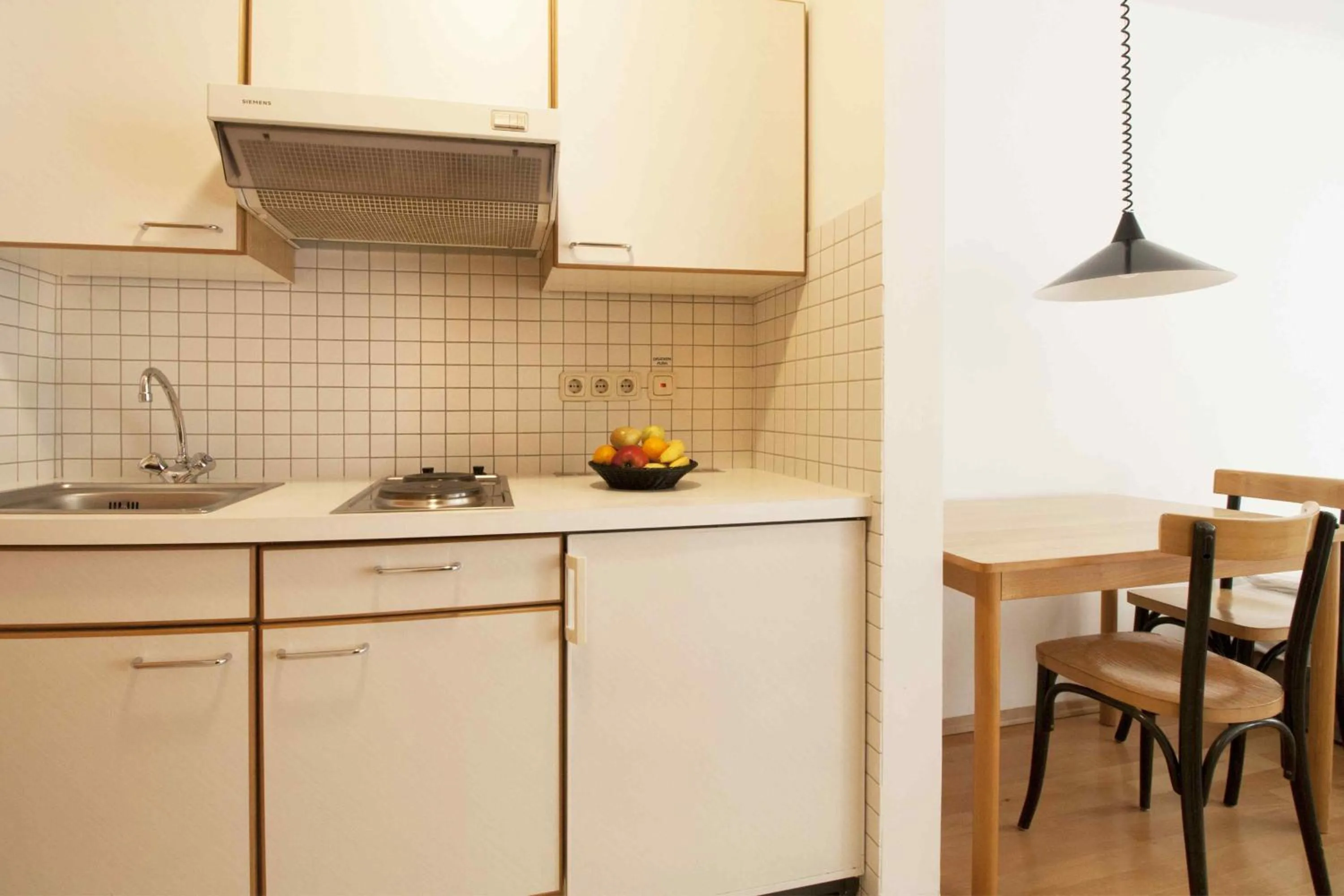 Kitchen or kitchenette in Appartements Christophorus