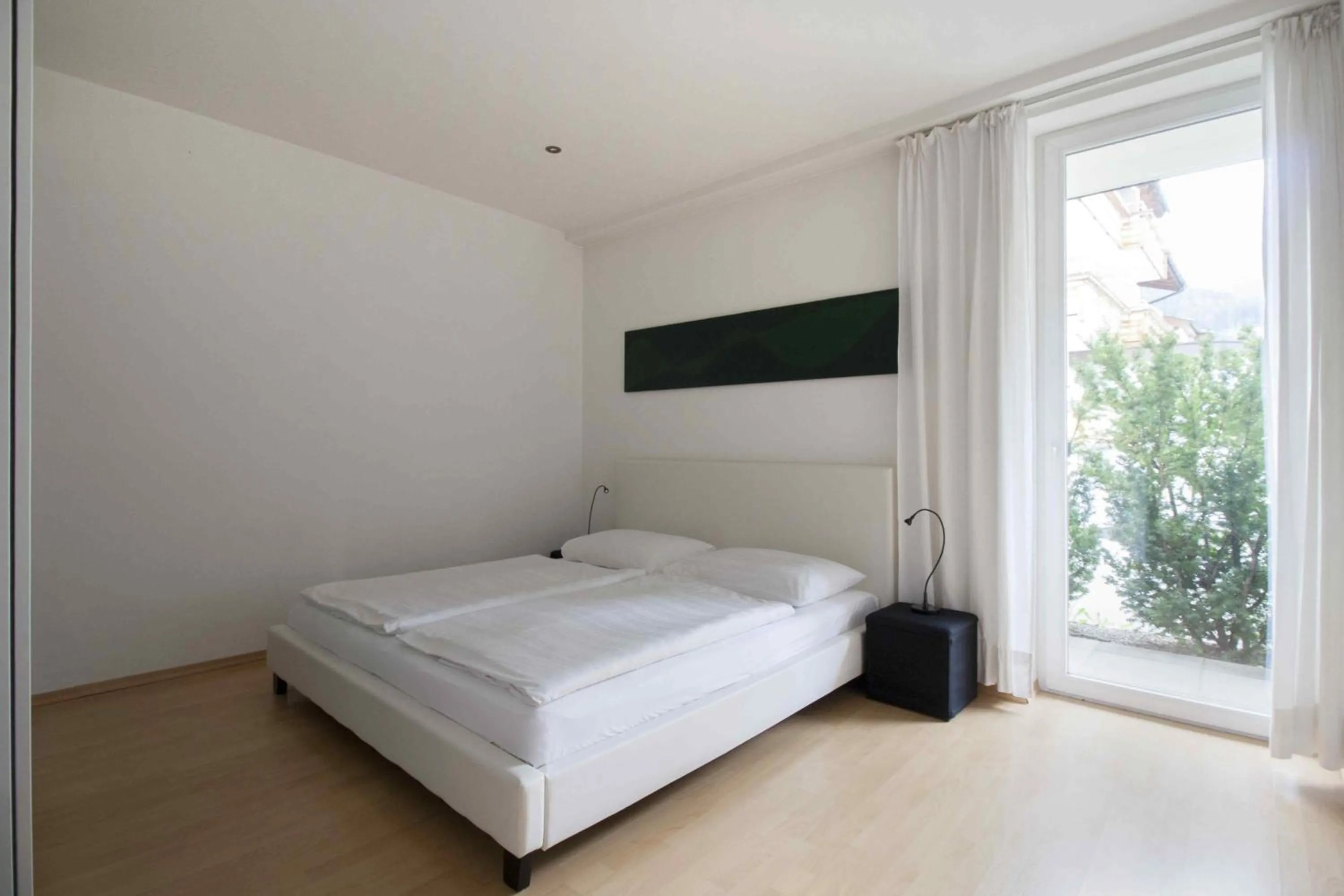 Bedroom, Bed in Appartements Christophorus