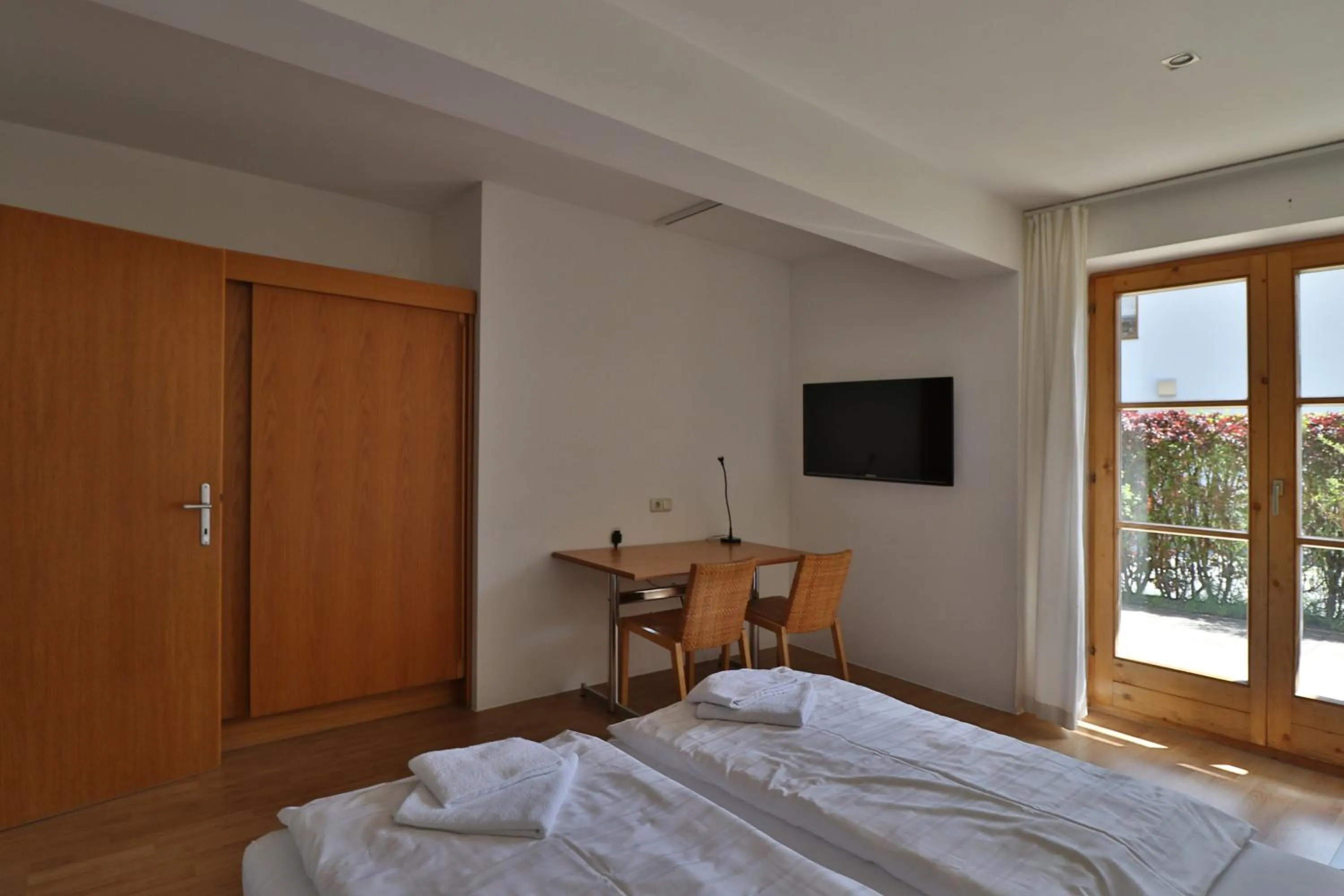 Bedroom, Bed in Appartements Christophorus