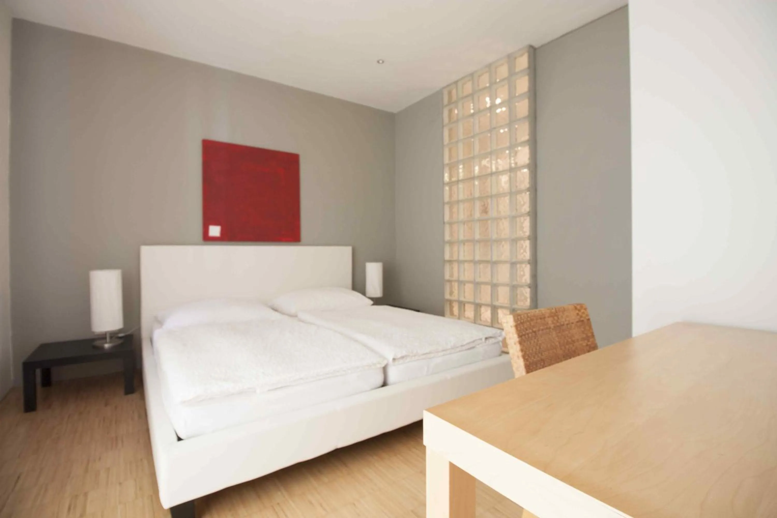 Photo of the whole room, Bed in Appartements Christophorus