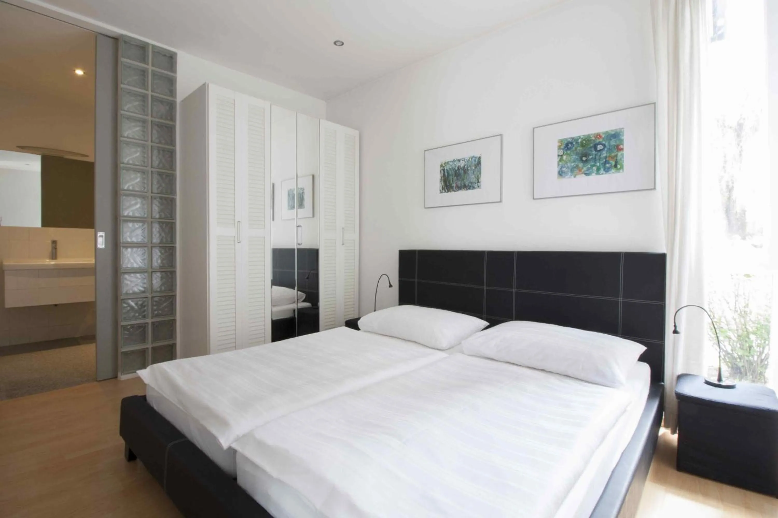 Bedroom, Bed in Appartements Christophorus