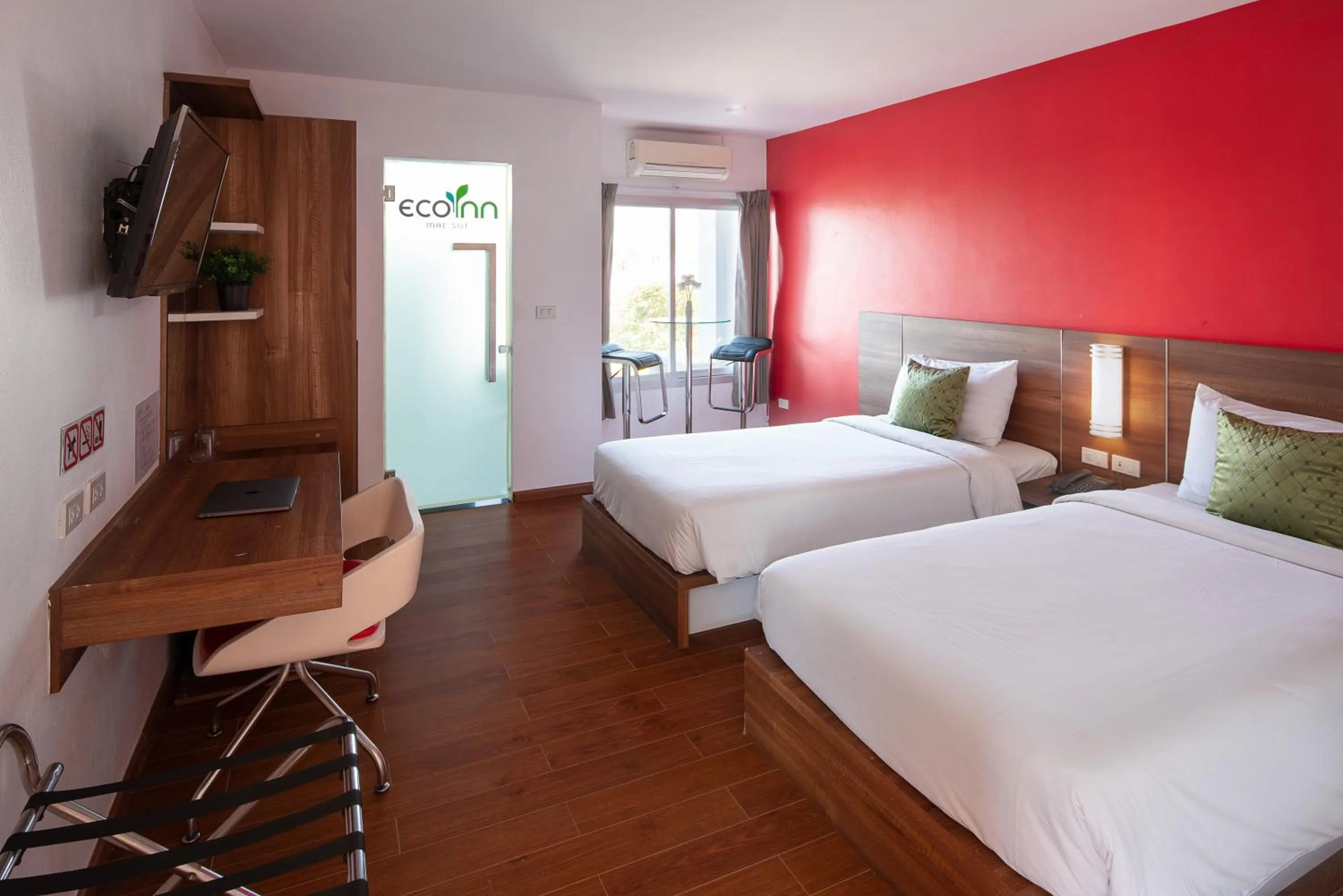 Bed in Eco Inn Prime Mae Sot