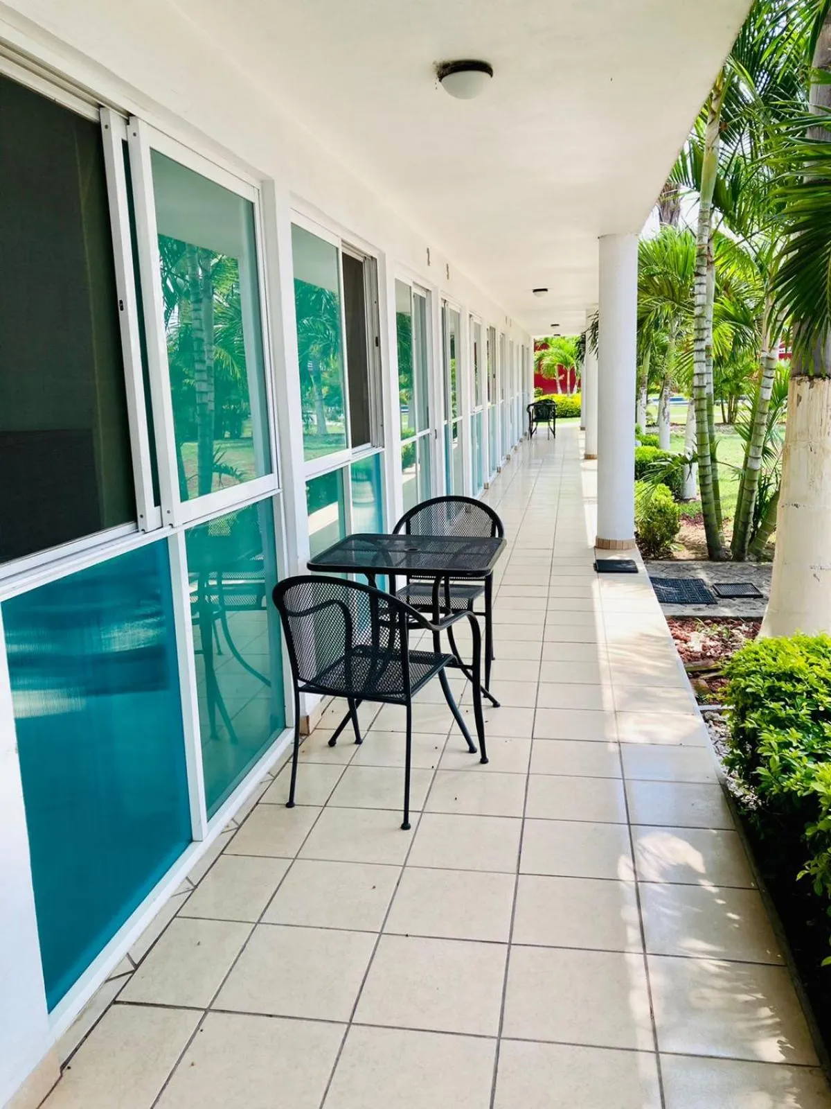 Patio in Hotel Cascada