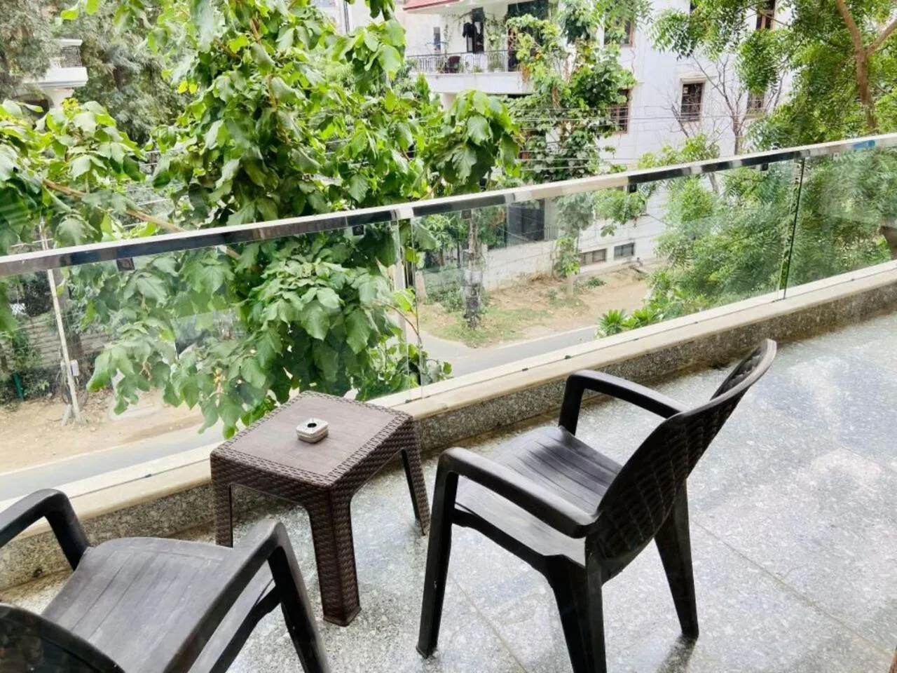 Balcony/Terrace in Olive Service Apartments - DLF Cyber City