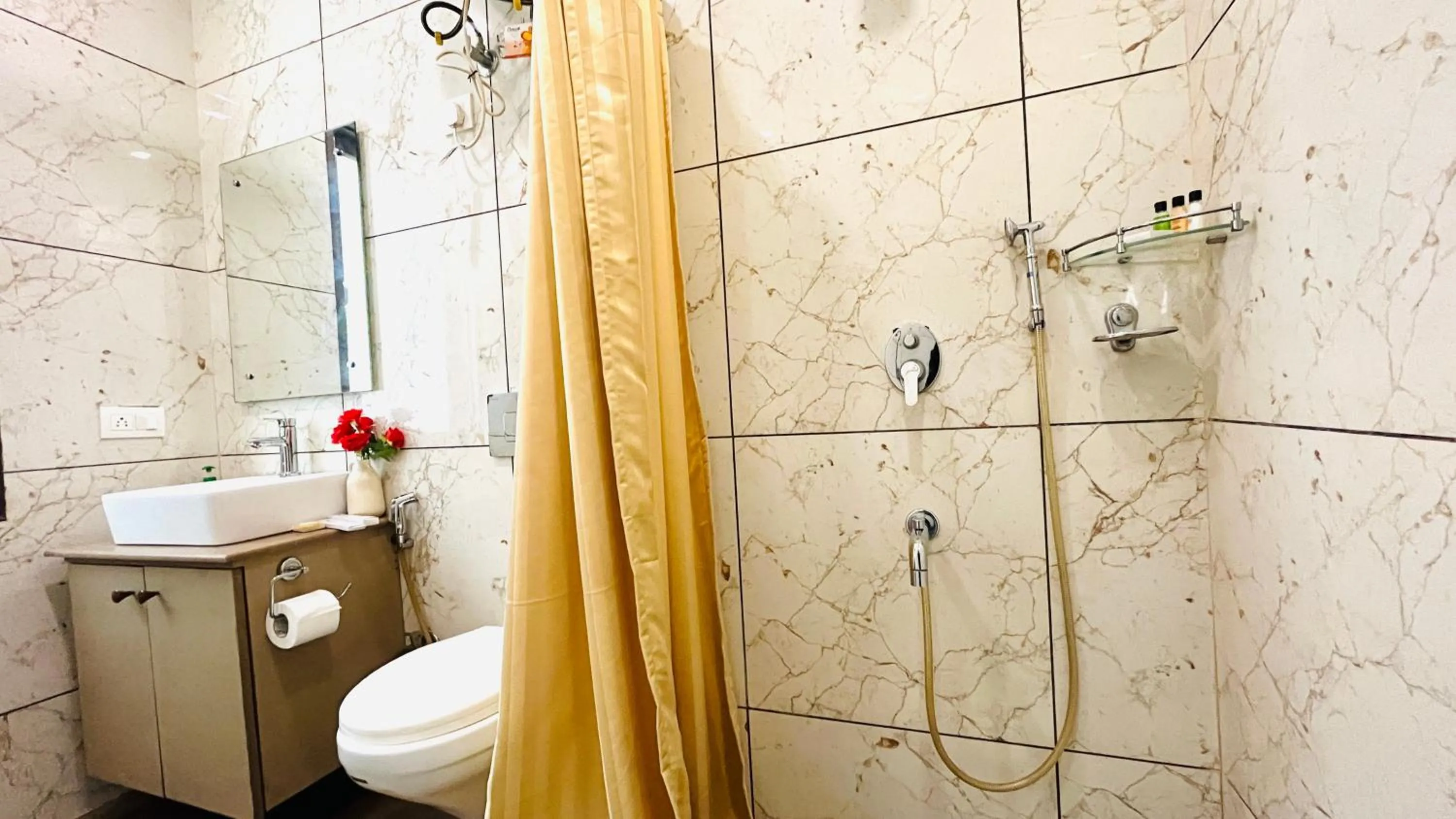 Bathroom in Olive Service Apartments - DLF Cyber City