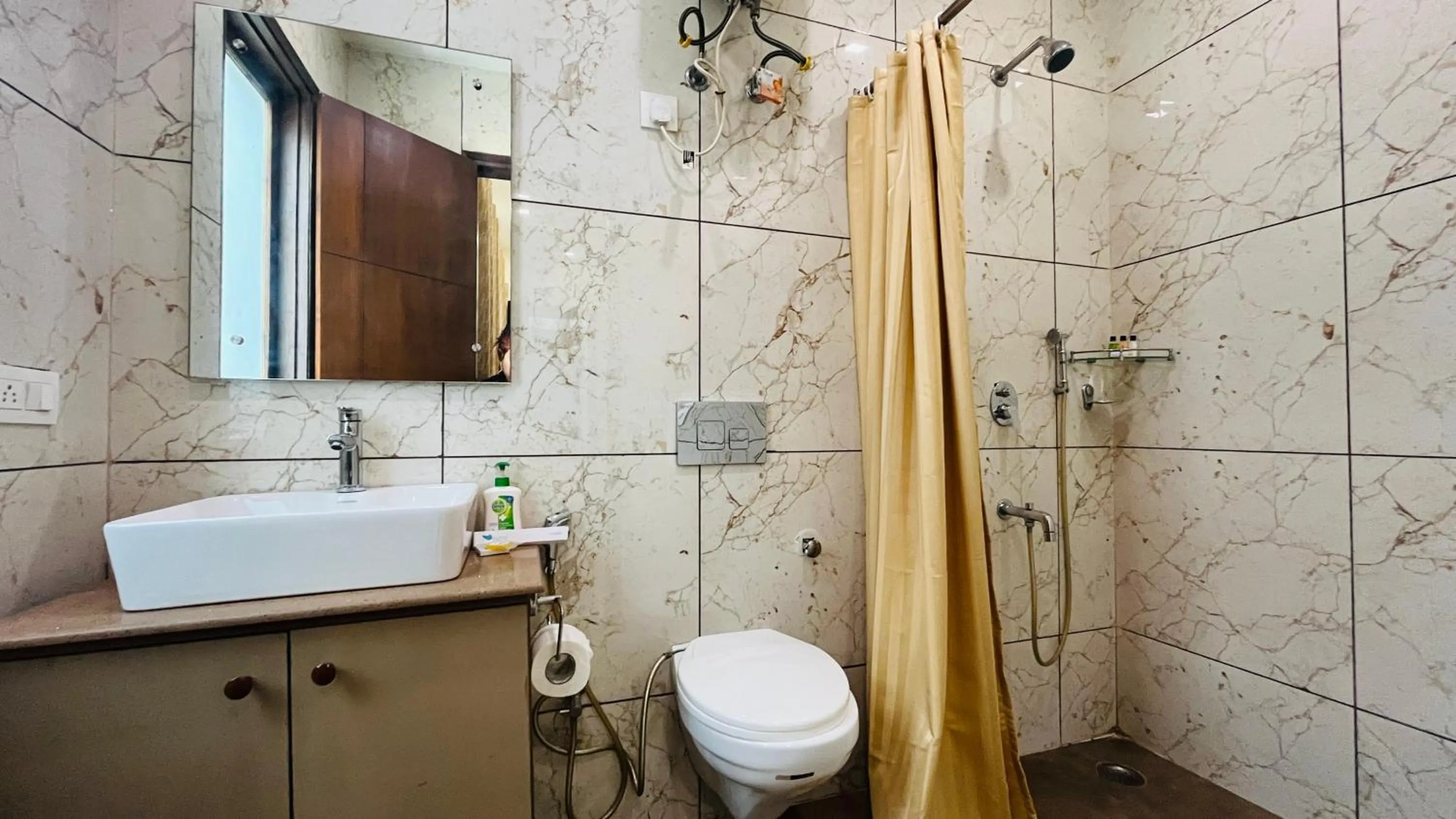 Bathroom in Olive Service Apartments - DLF Cyber City