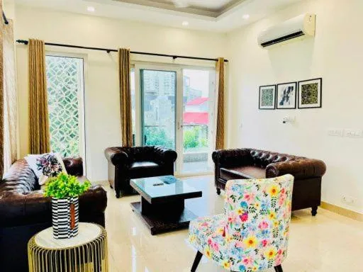 Living room in Olive Service Apartments - DLF Cyber City