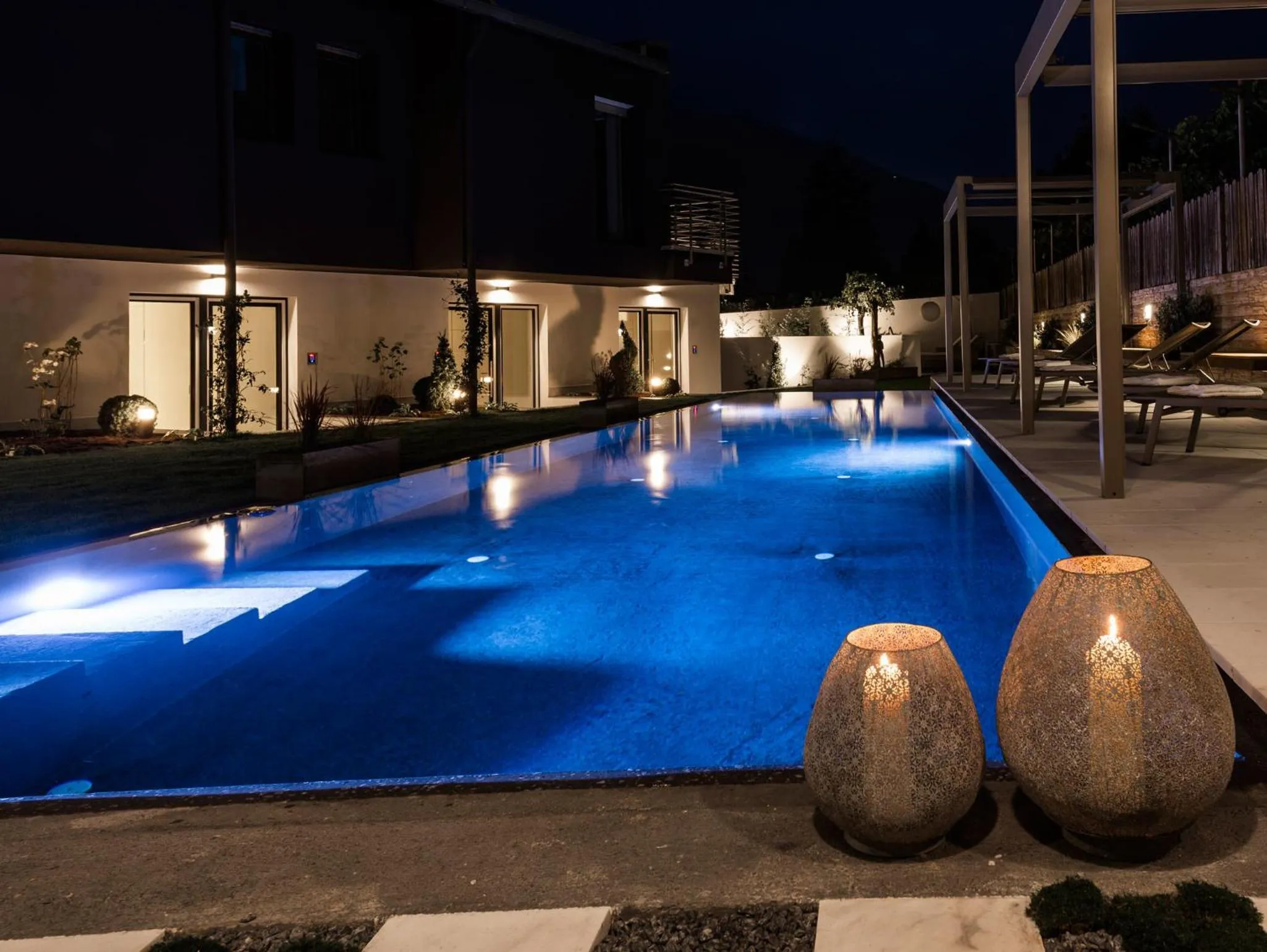 Swimming pool in Merangardenvilla adults only