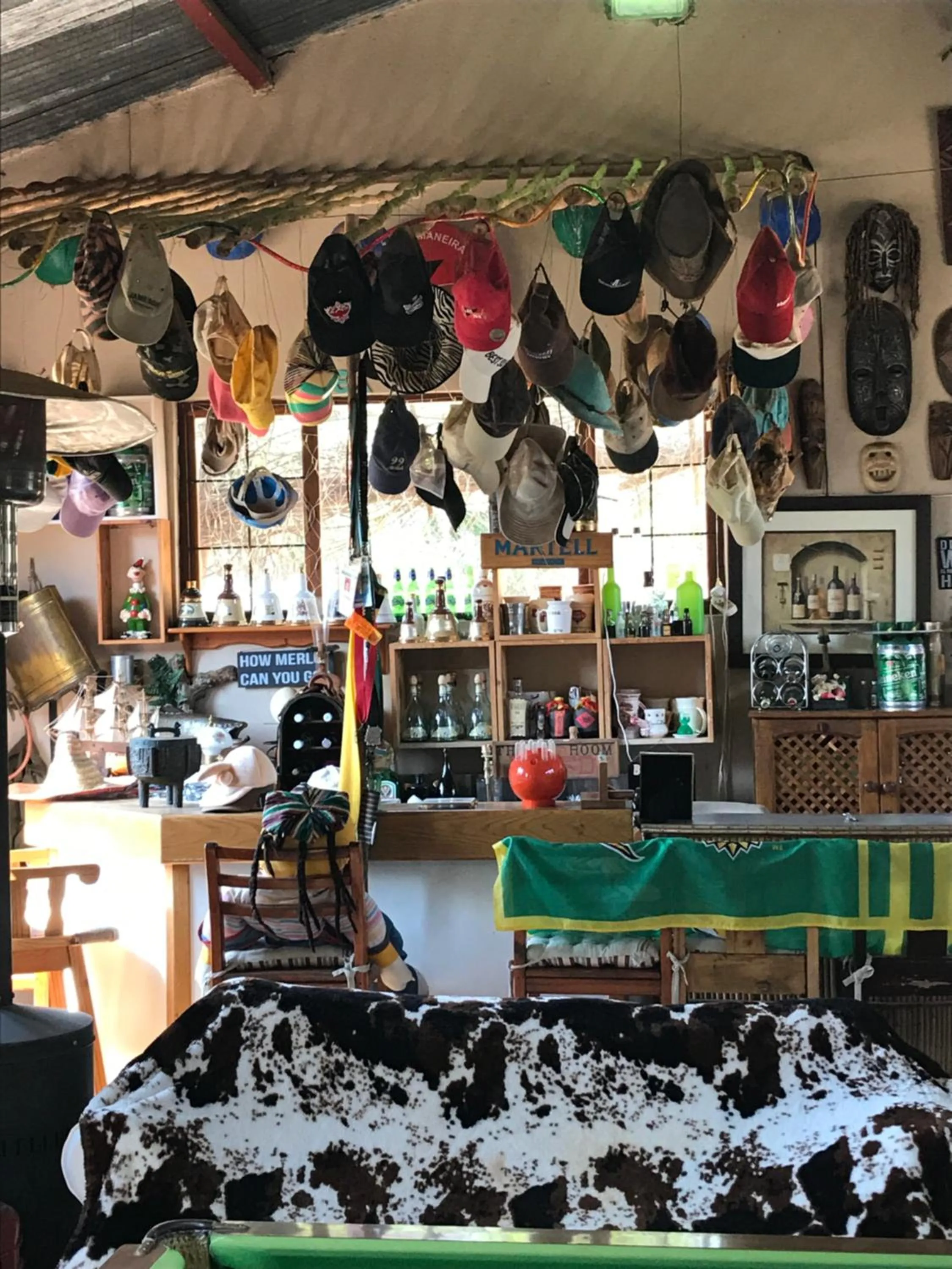 Communal lounge/ TV room in Caracal Lodge