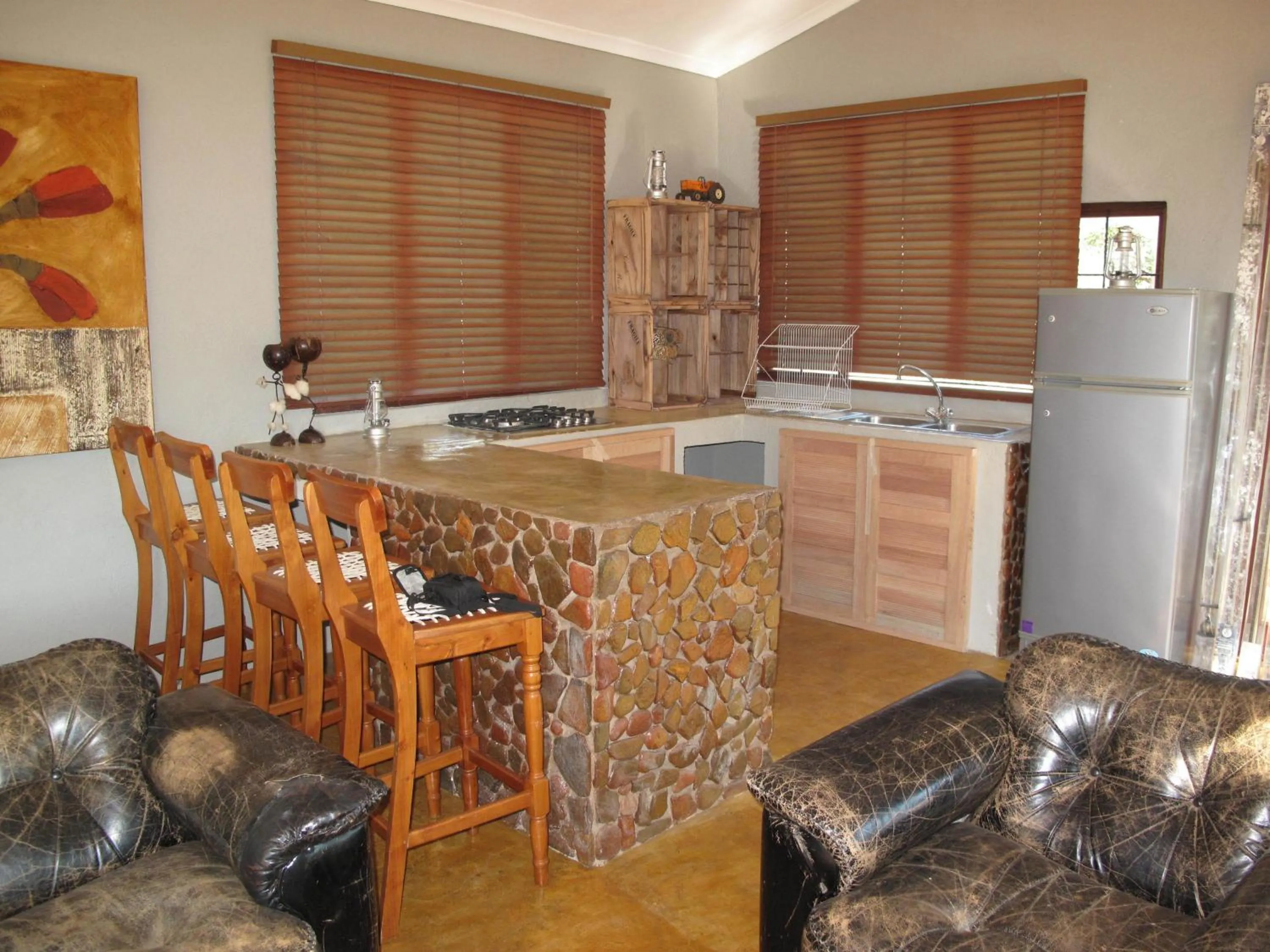 BBQ facilities in Caracal Lodge