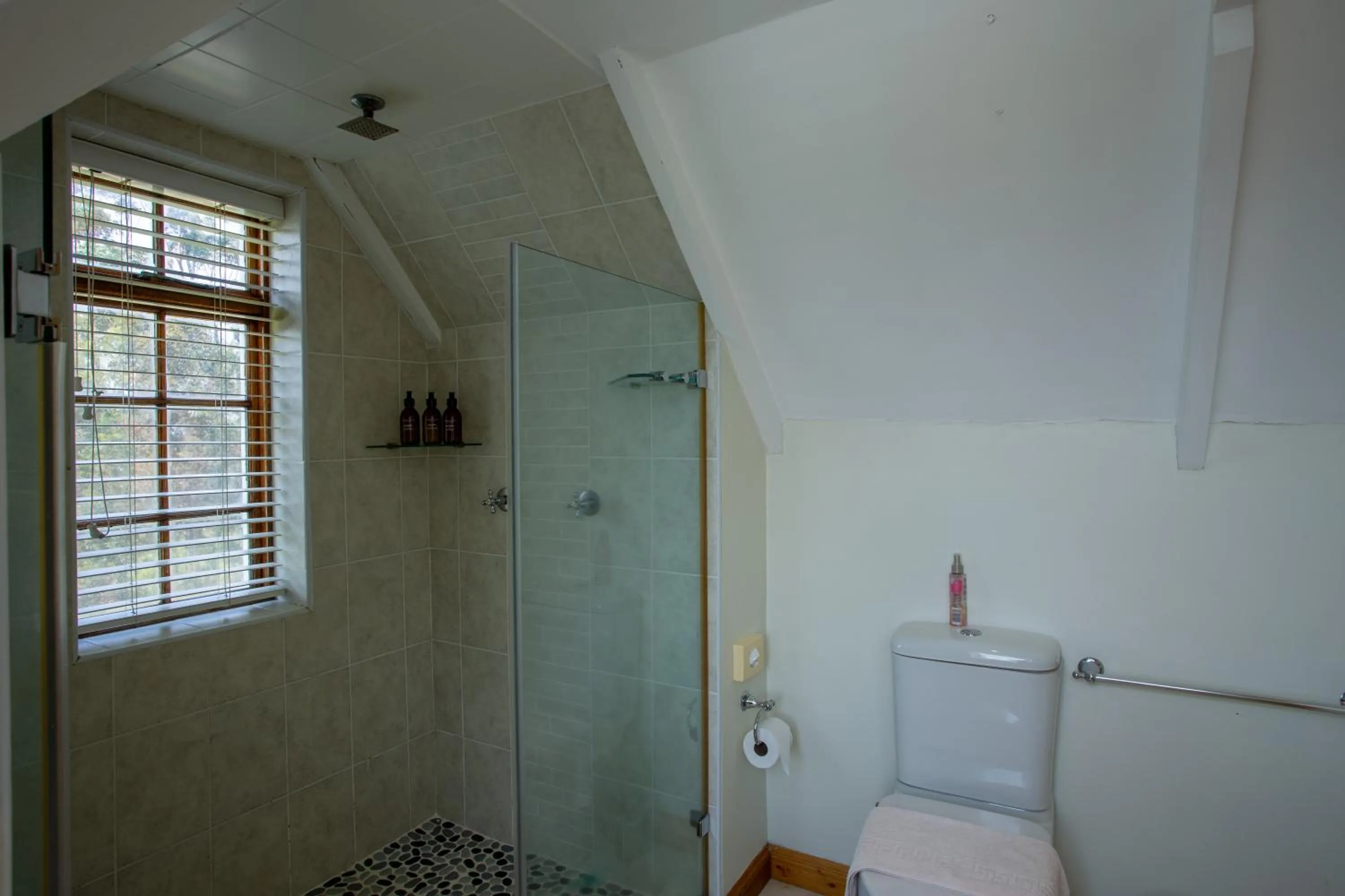 Shower in Raptor Rise Farm