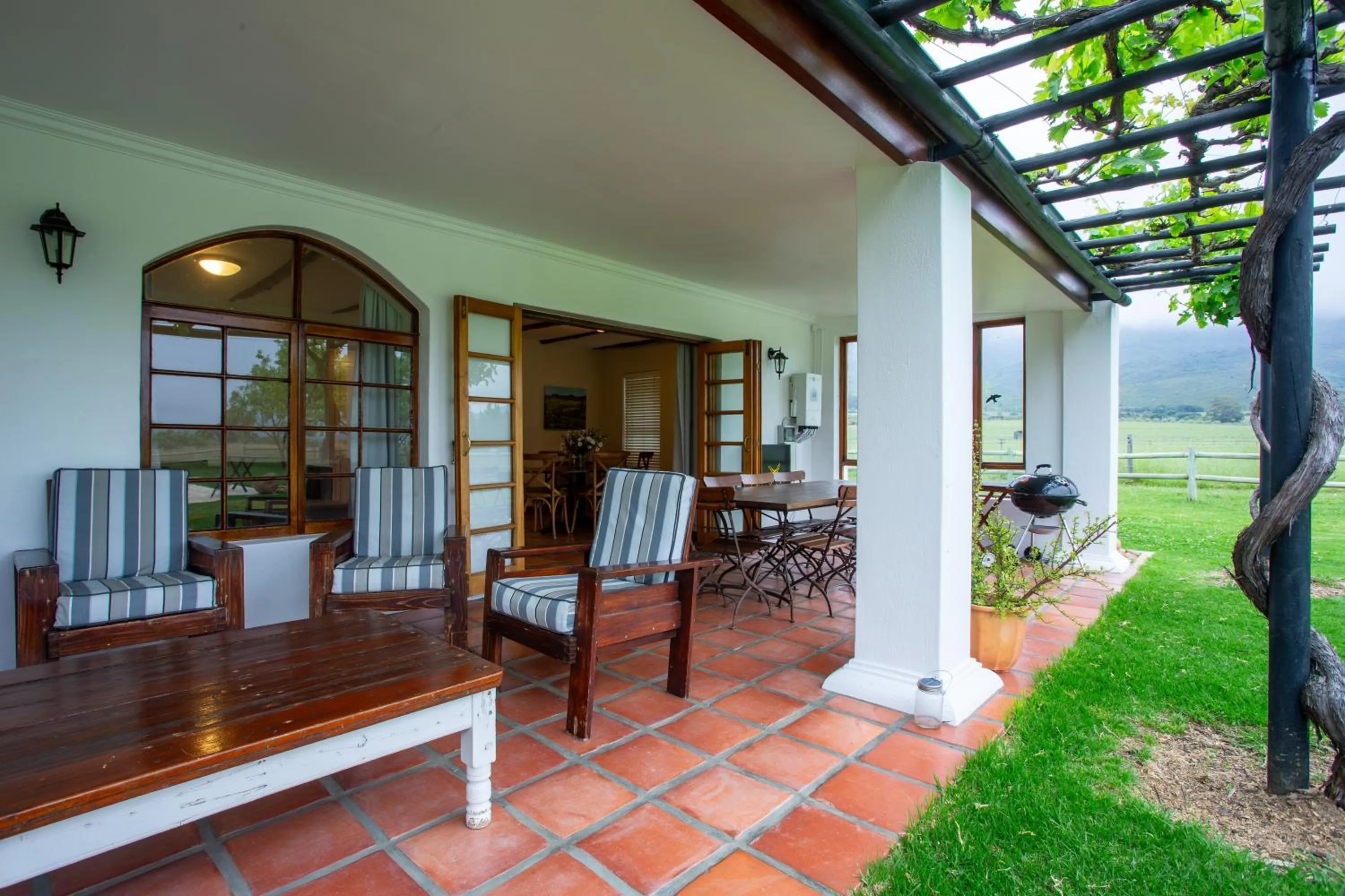 Patio in Raptor Rise Farm