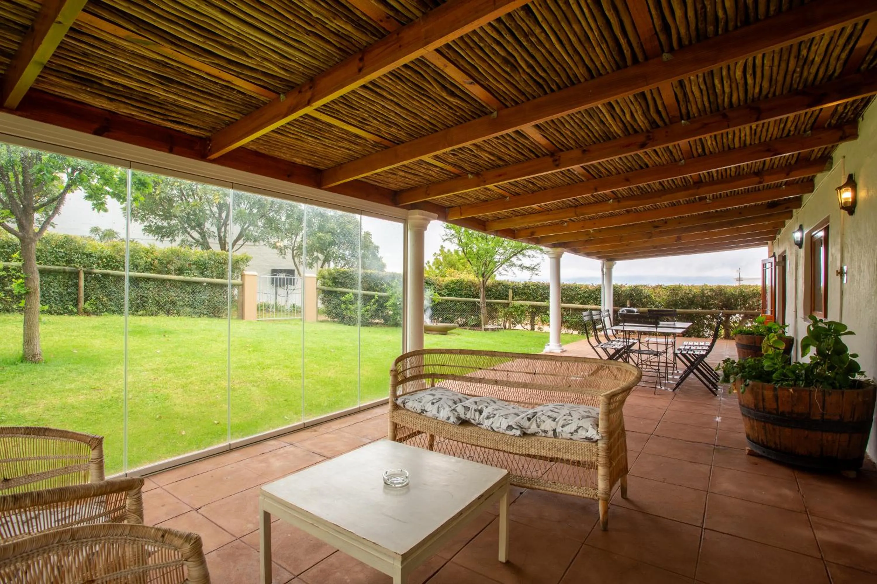 Patio in Raptor Rise Farm