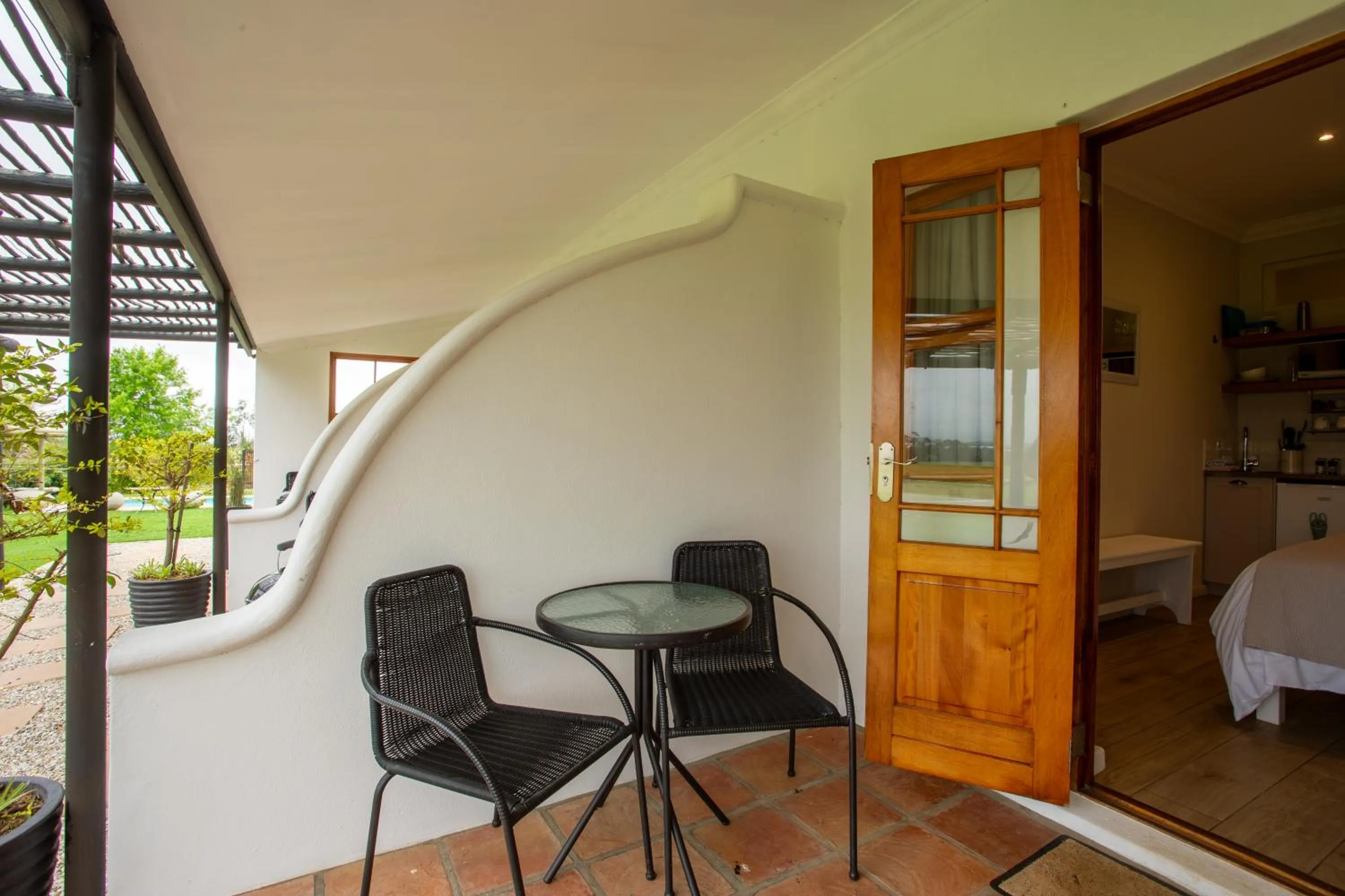 Patio in Raptor Rise Farm