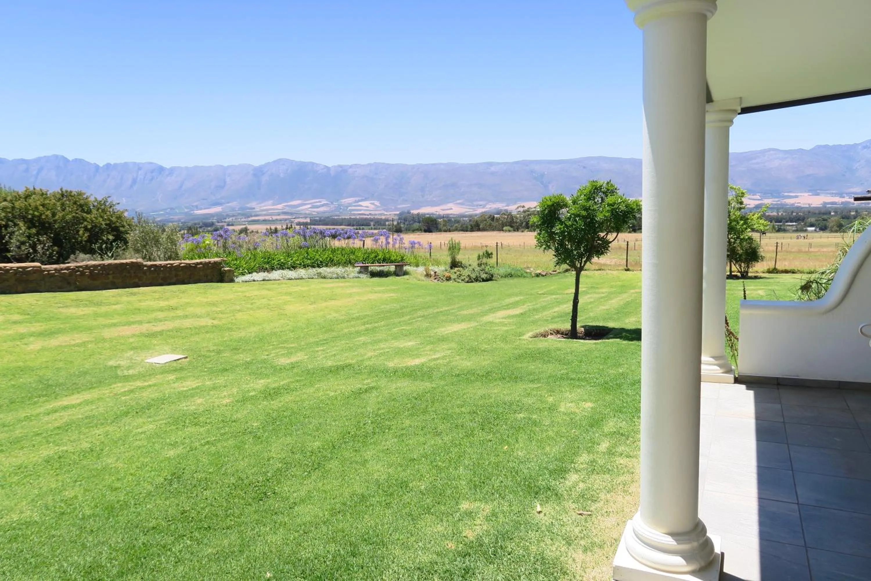 Mountain view in Raptor Rise Farm