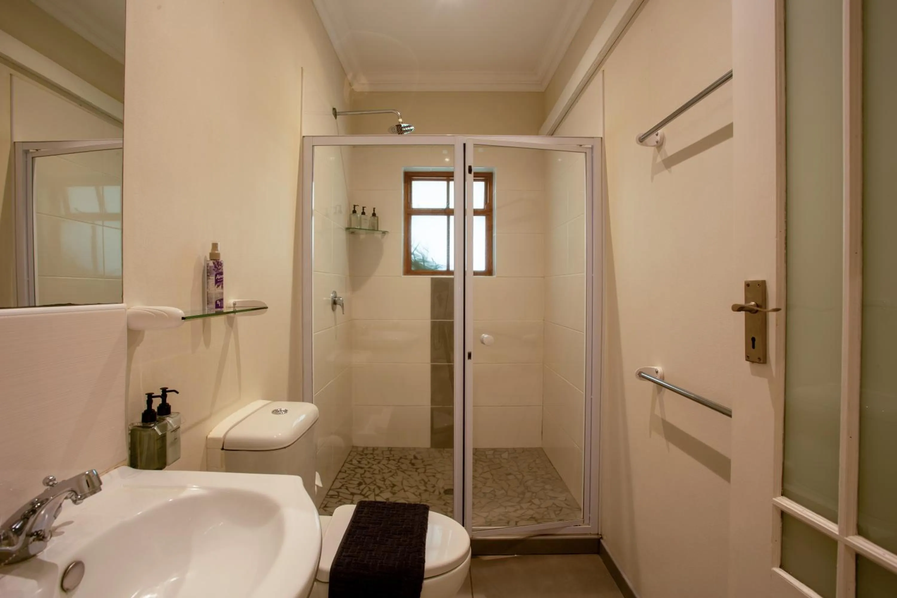 Shower in Raptor Rise Farm