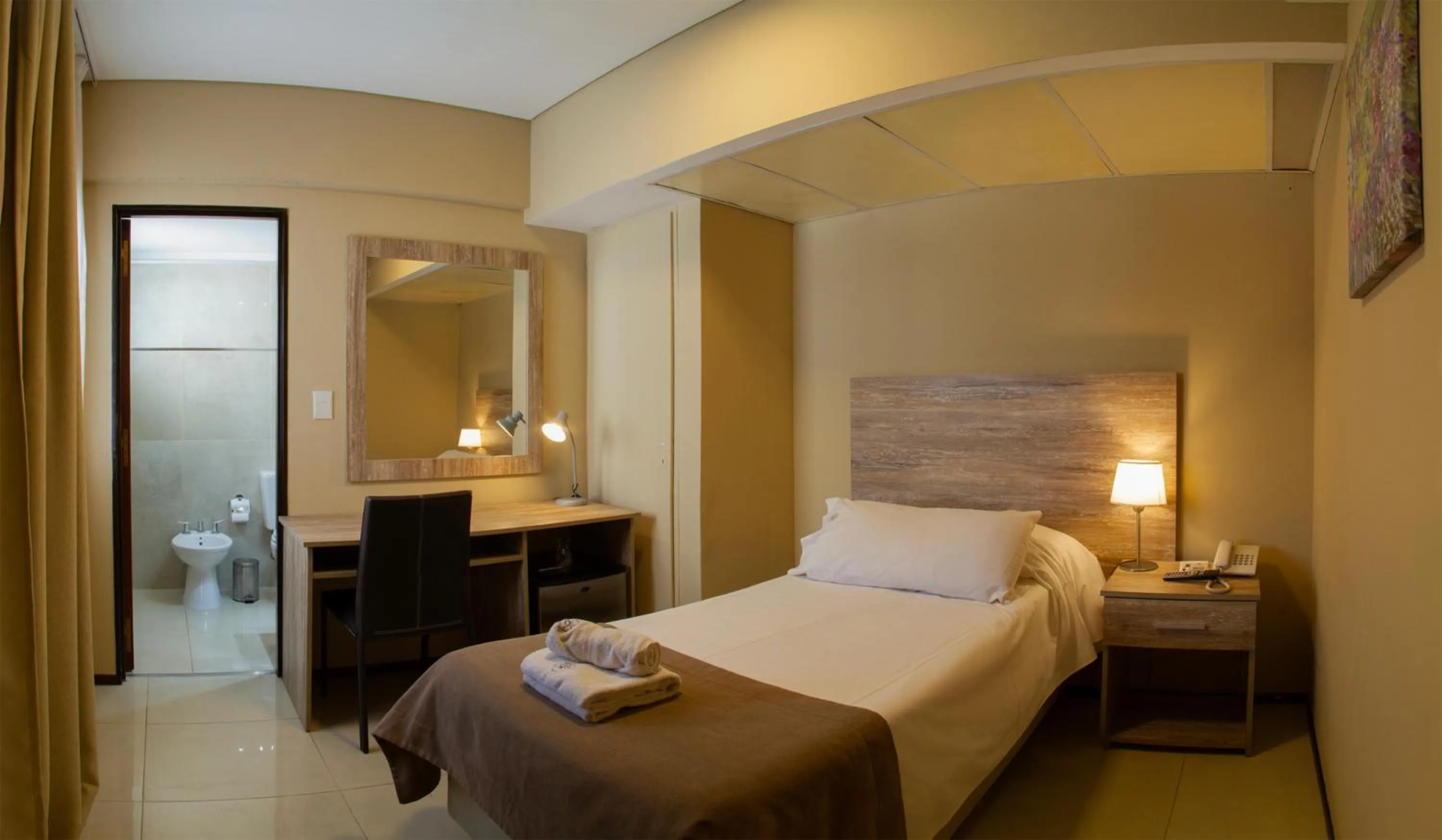 Bedroom, Bed in Hotel Telepostal Congreso