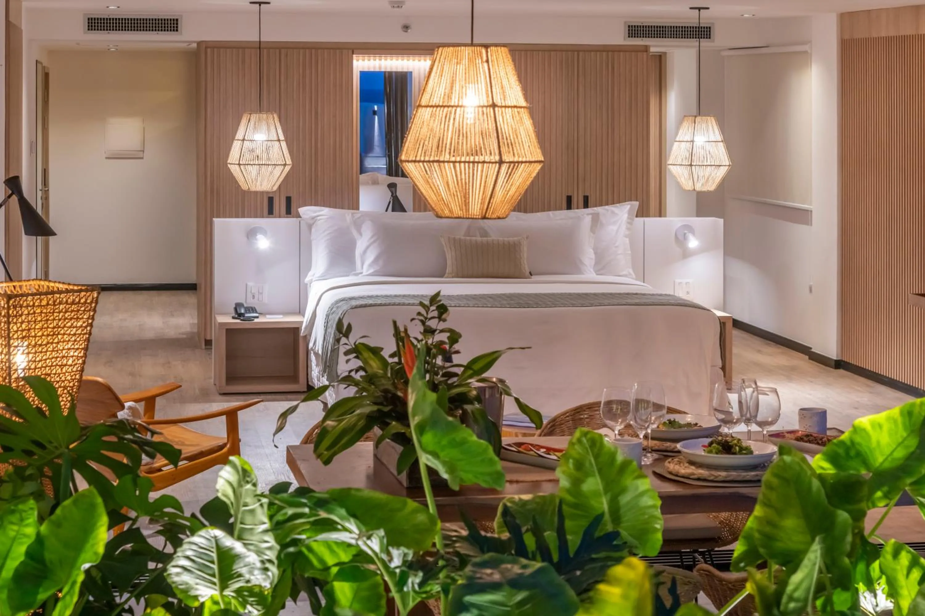 Bed in Serhs Natal Grand Hotel & Resort