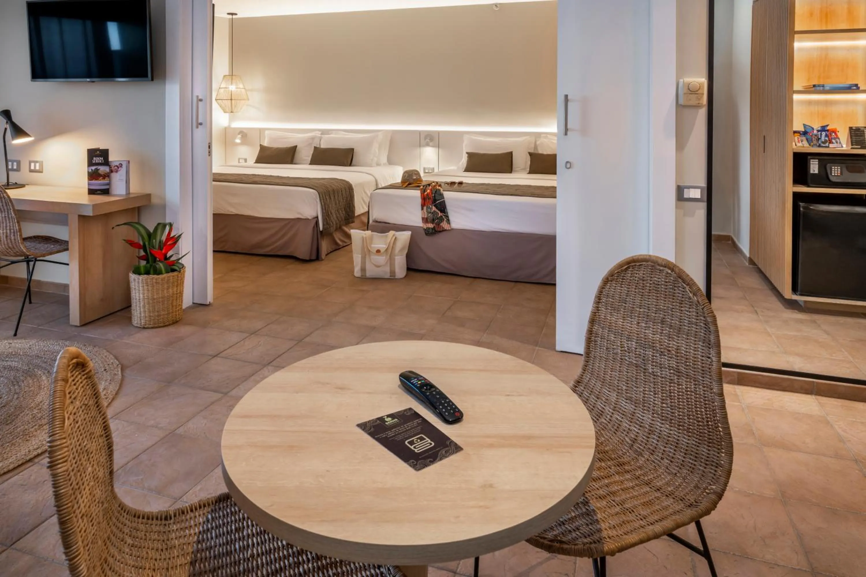 Living room, Bed in Serhs Natal Grand Hotel & Resort