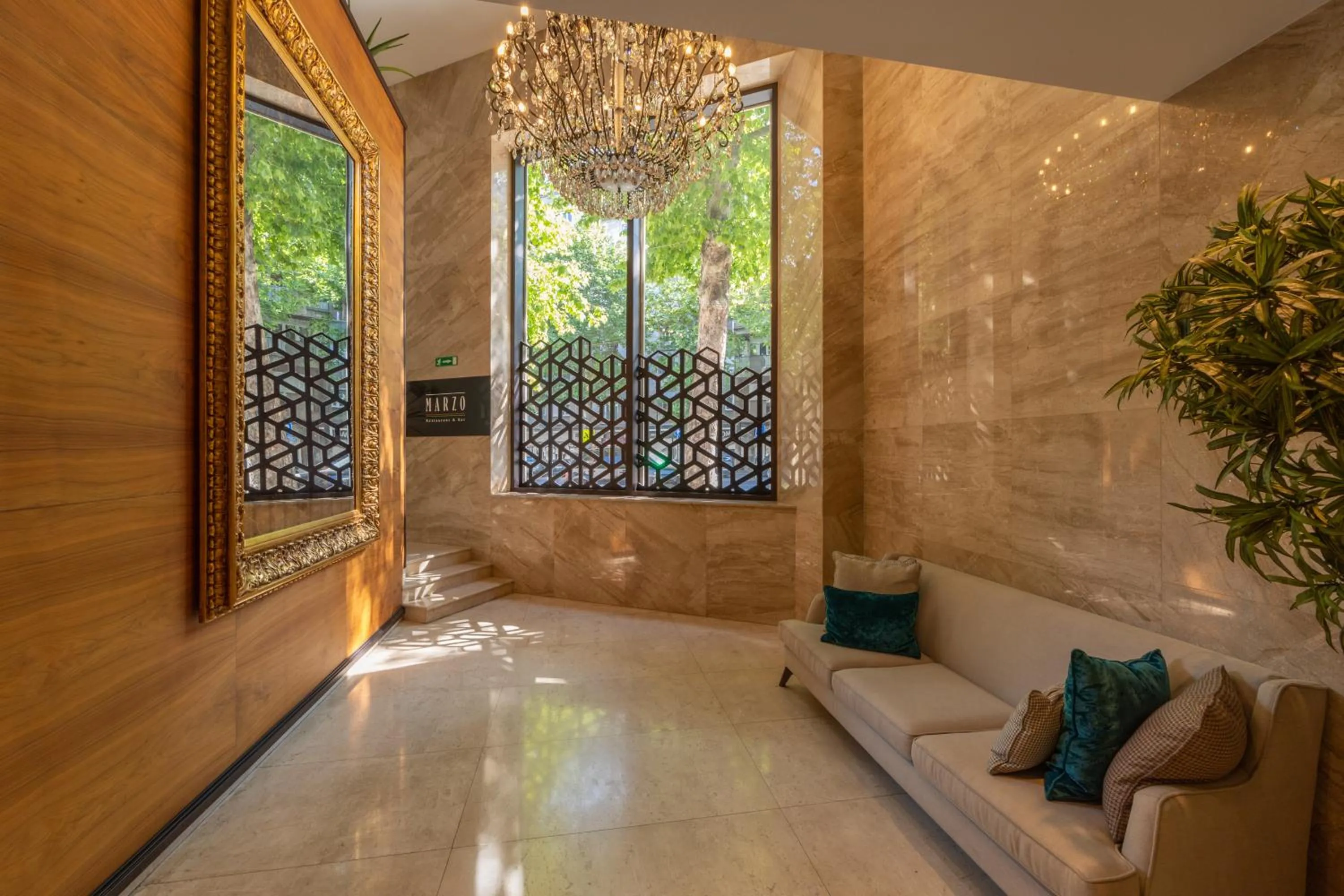 Seating area in Hotel Constantine the Great