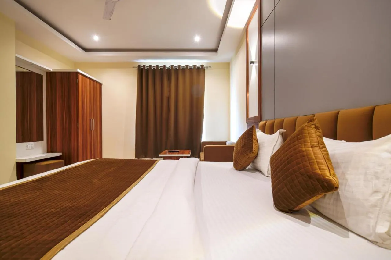 Photo of the whole room, Bed in Radhe Krishna Resort