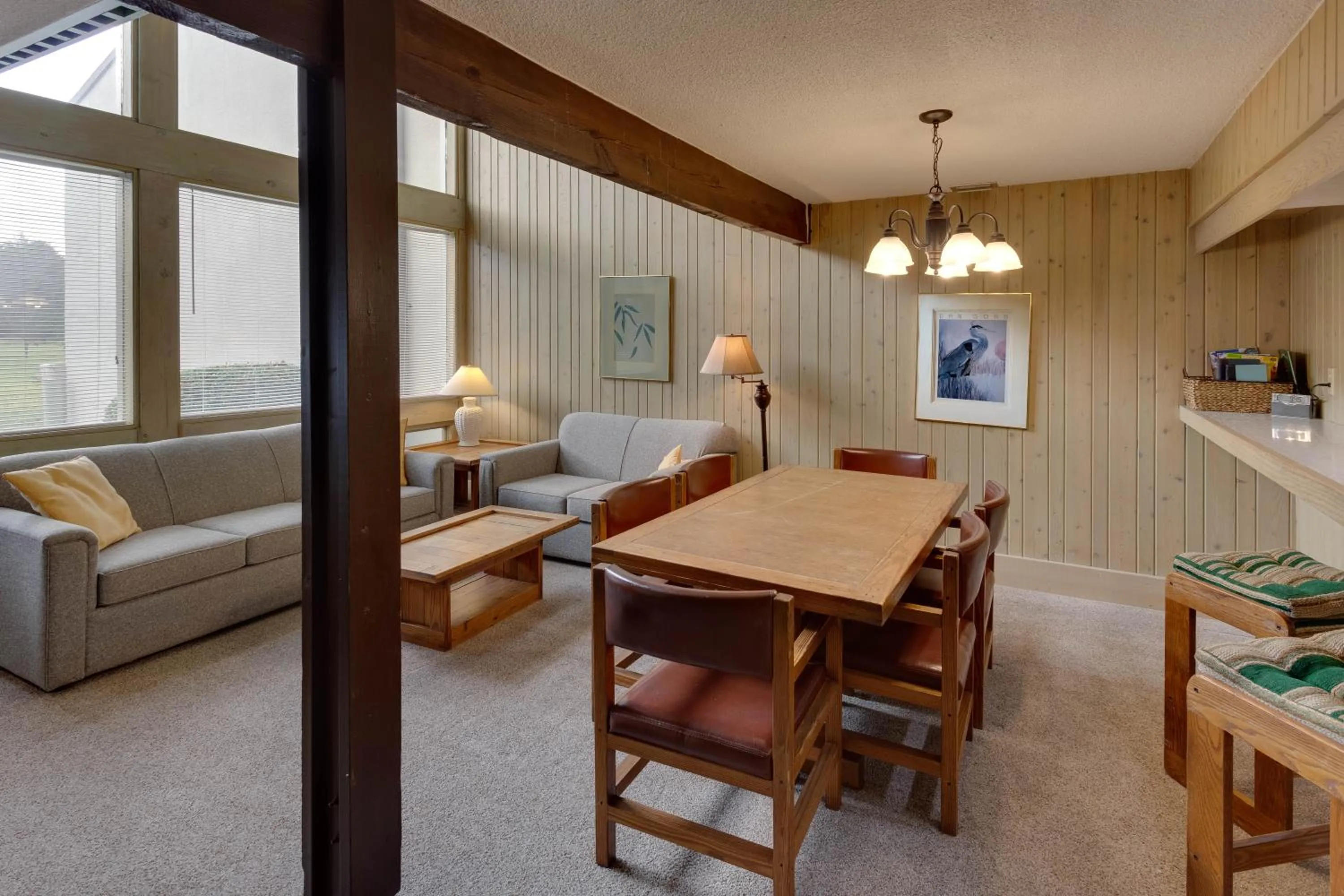 Living room in Stony Court at Bryce Mountain