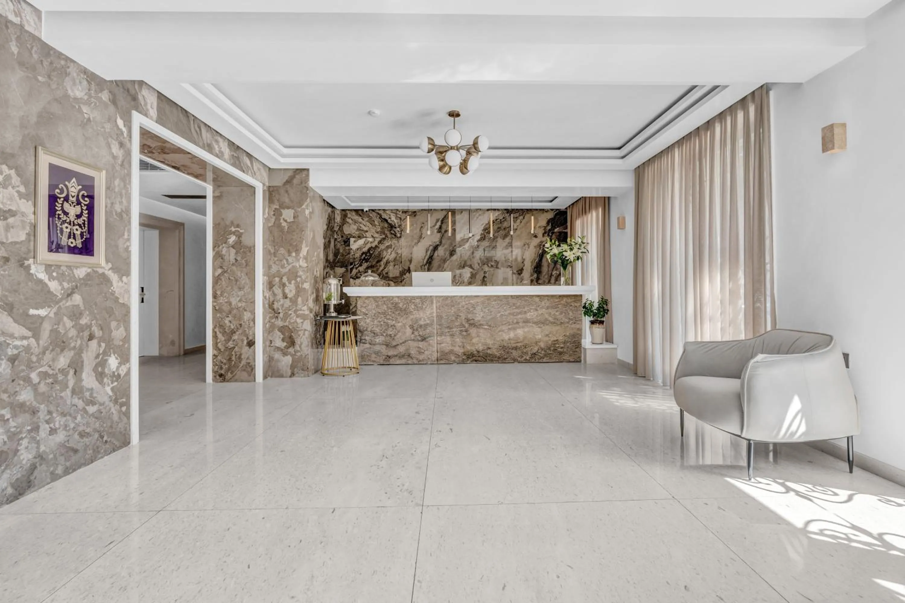 Lobby or reception in Hotel Plaza Berat