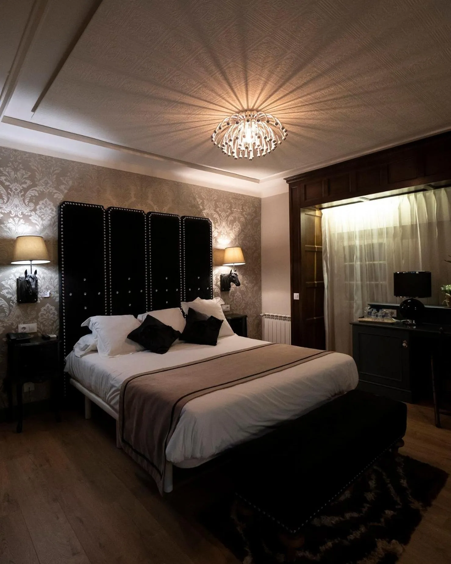 Decorative detail, Bed in Hotel Finca las Beatas