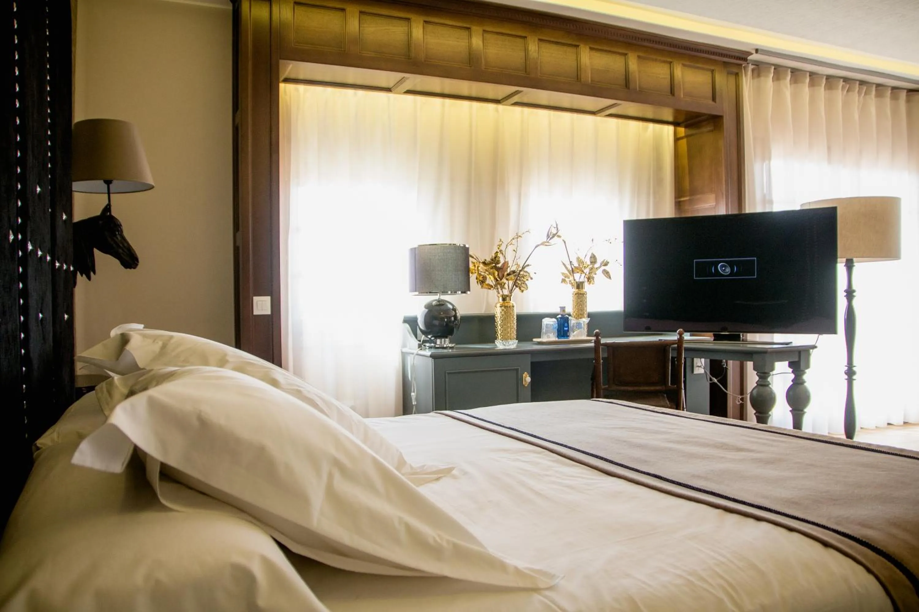 Decorative detail, Bed in Hotel Finca las Beatas