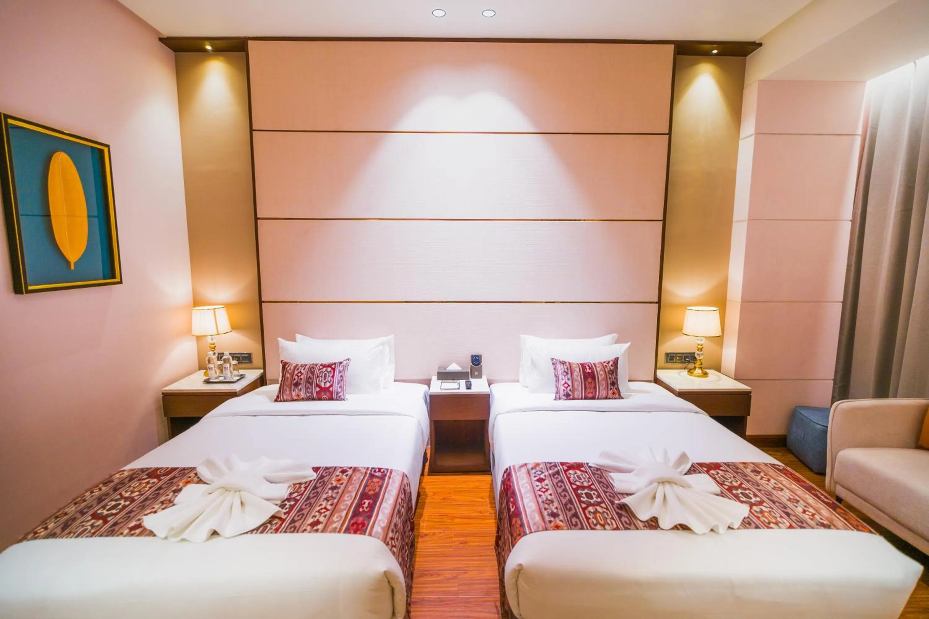 Bed in The Maple Hotel