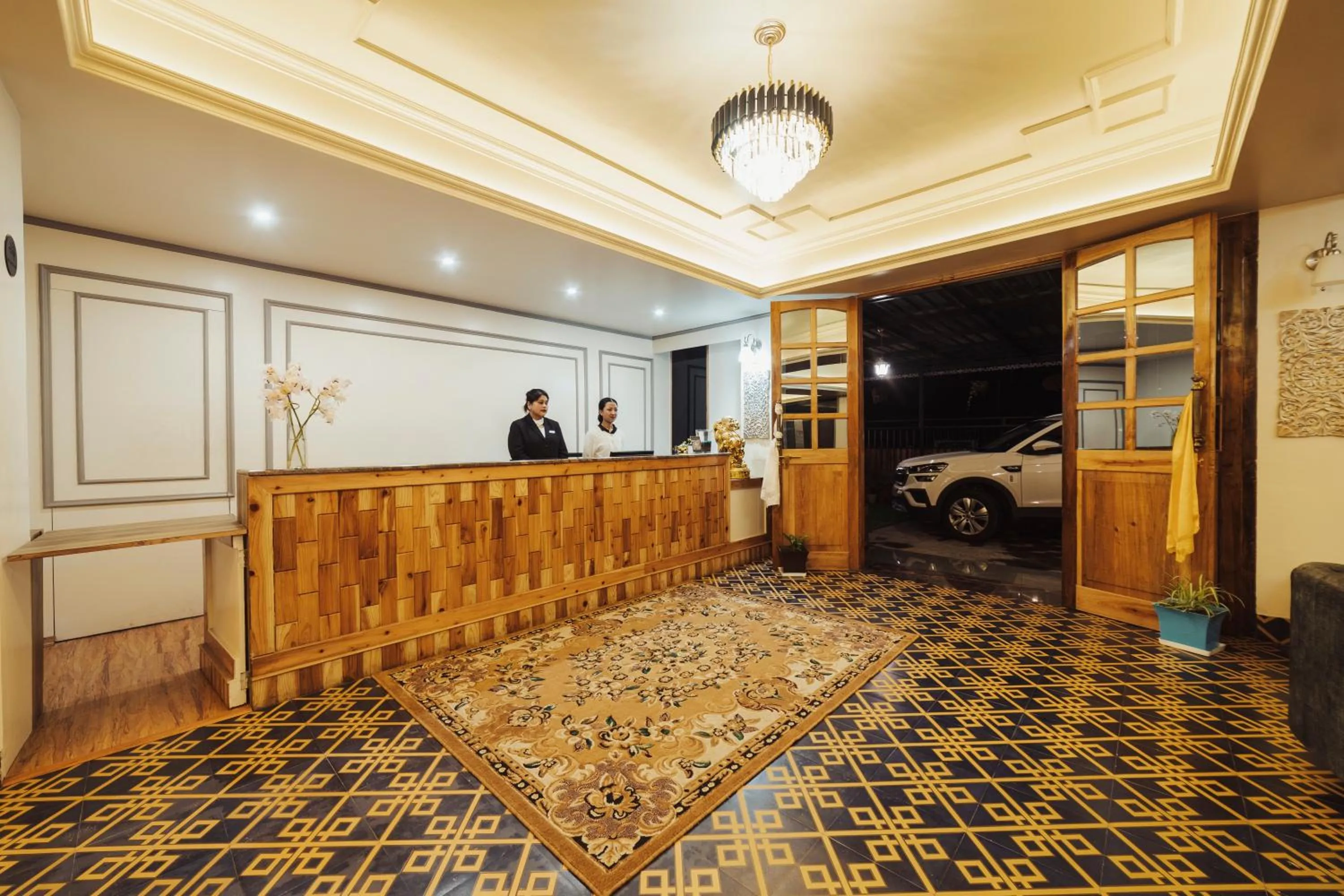 Lobby or reception in ETHO METHO GANGTOK