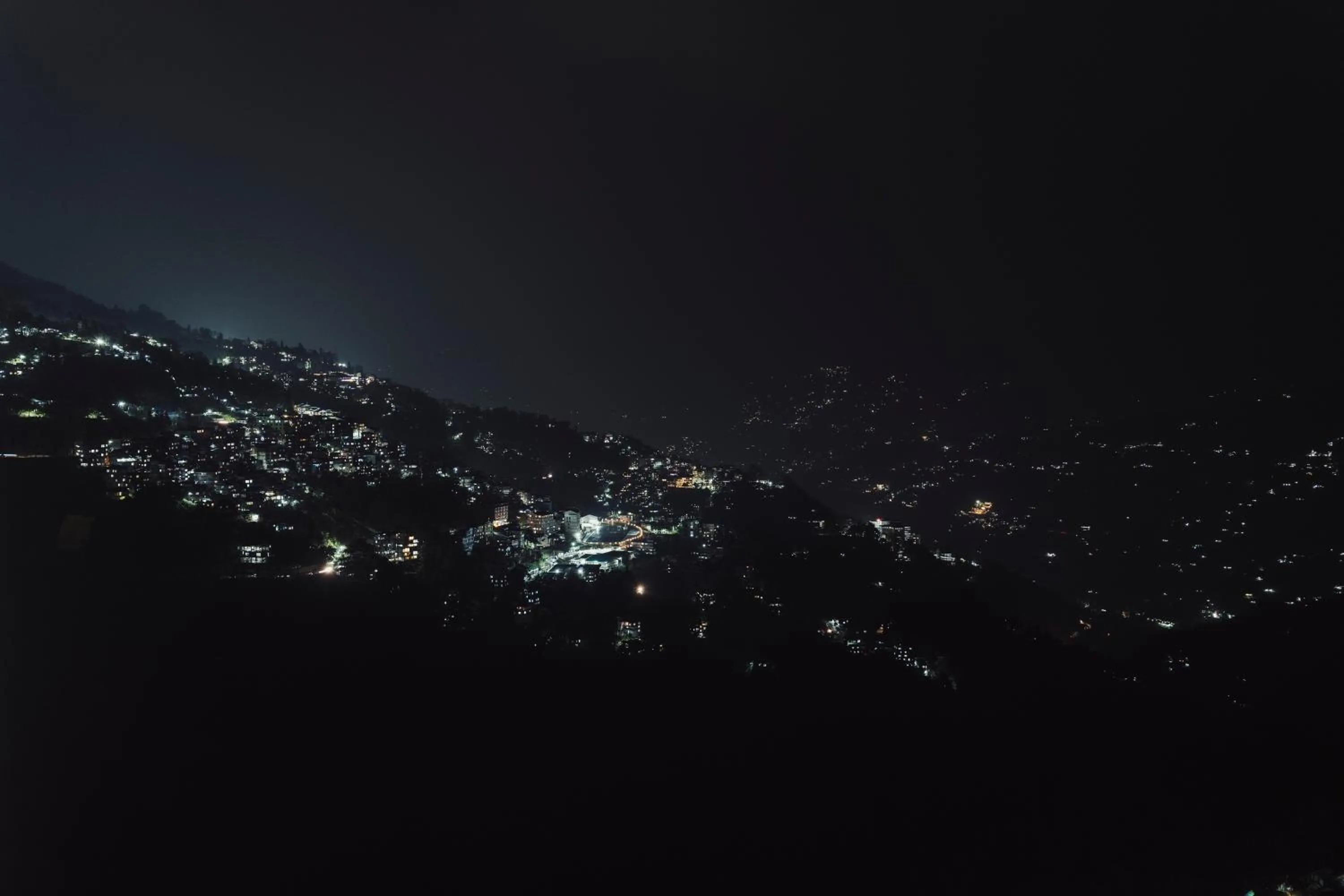 Night in ETHO METHO GANGTOK