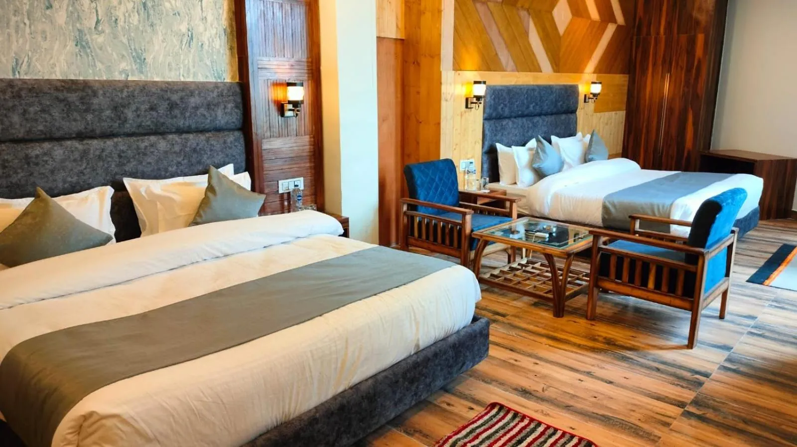 Bed in Manaw Valley Resort