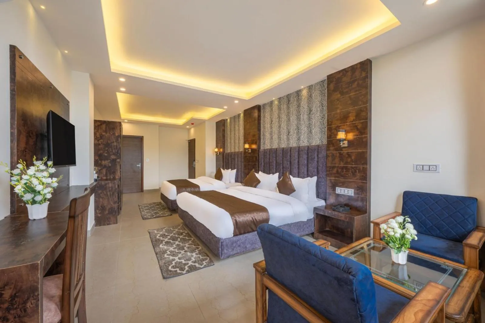 Bed in Manaw Valley Resort