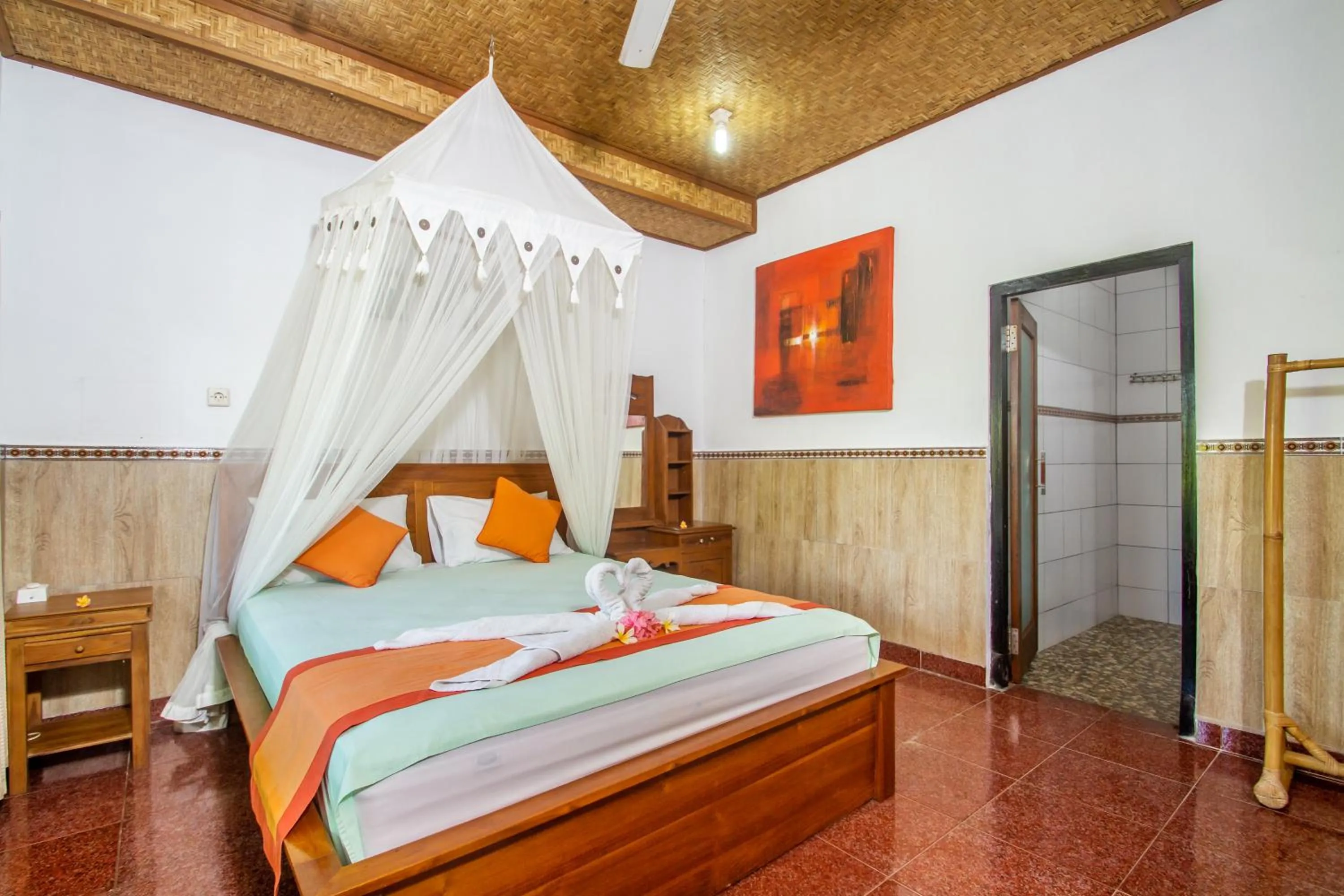 Bed in Sulendra Jungle Suites Ubud View by EPS