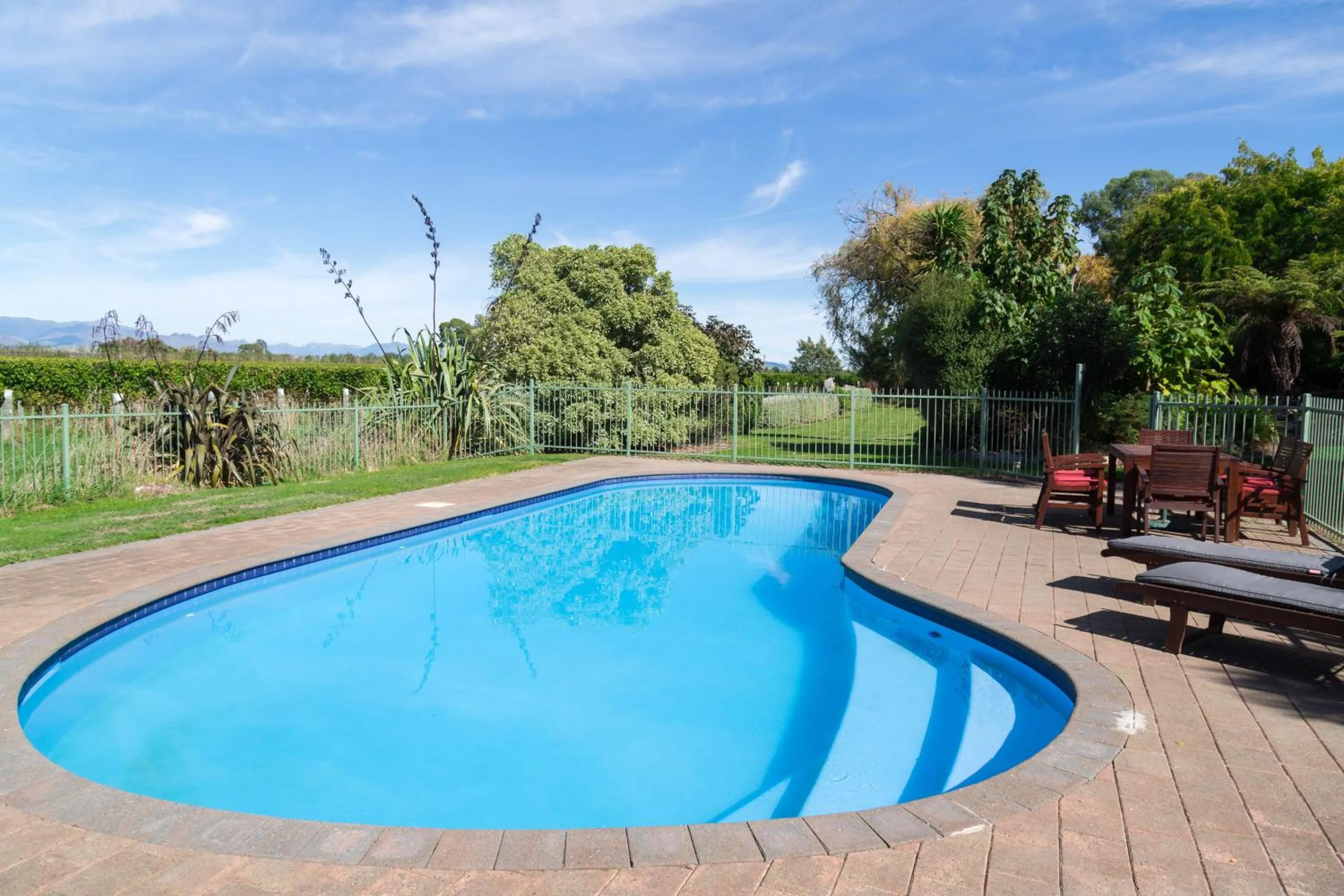 Pool view in Antares Homestay