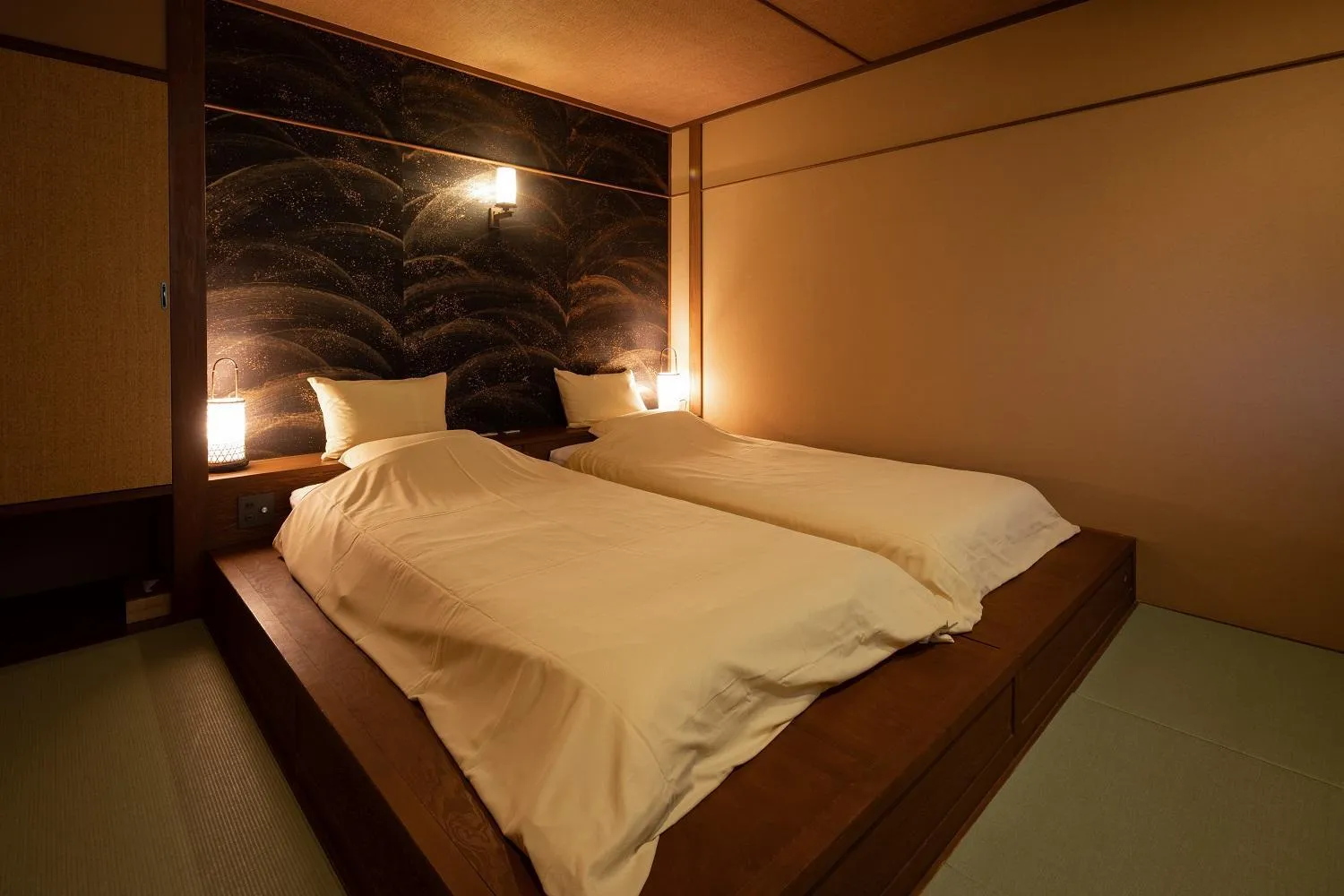 Bedroom, Bed in Watei Kazekomichi