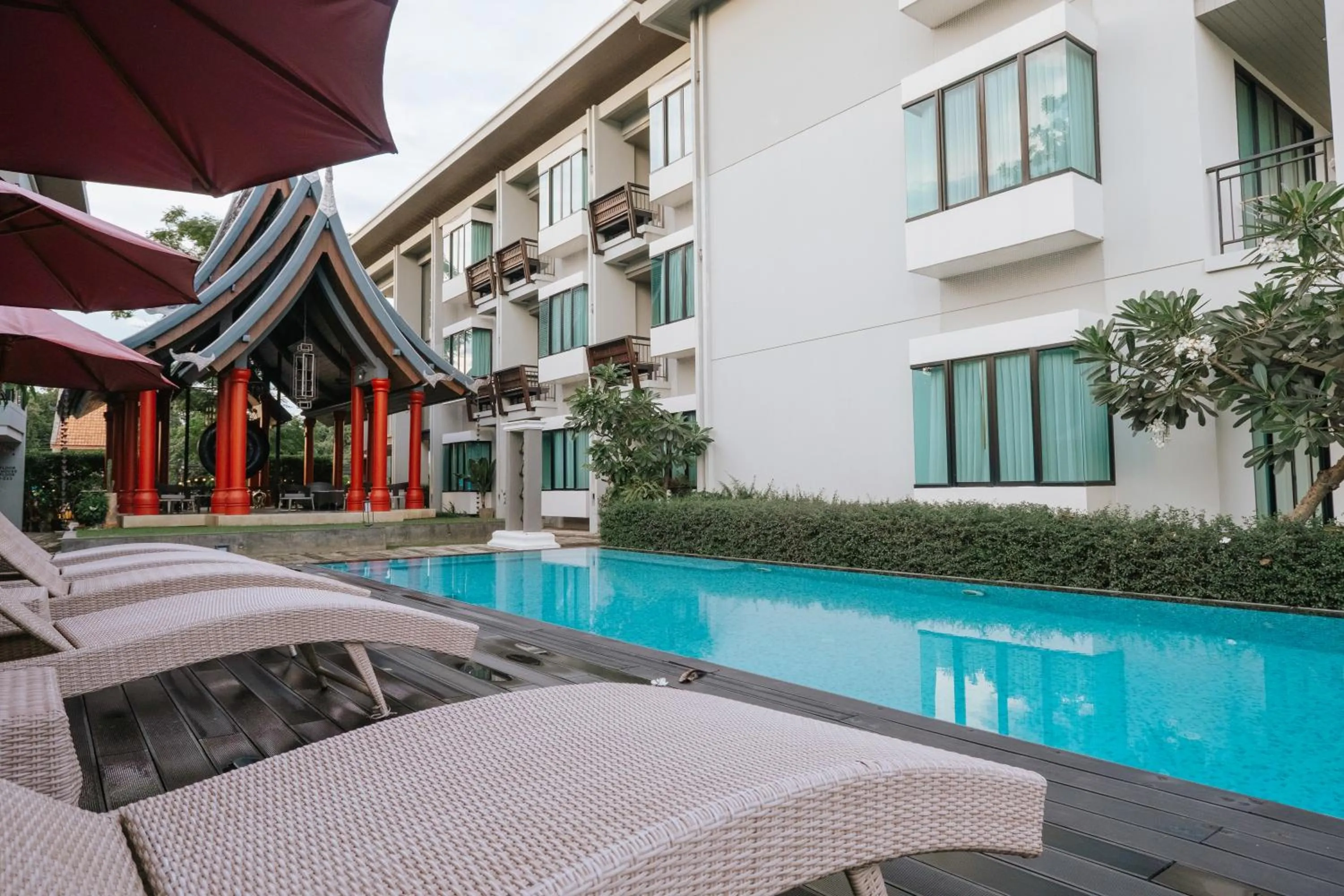 Pool view in Maraya Hotel & Resort