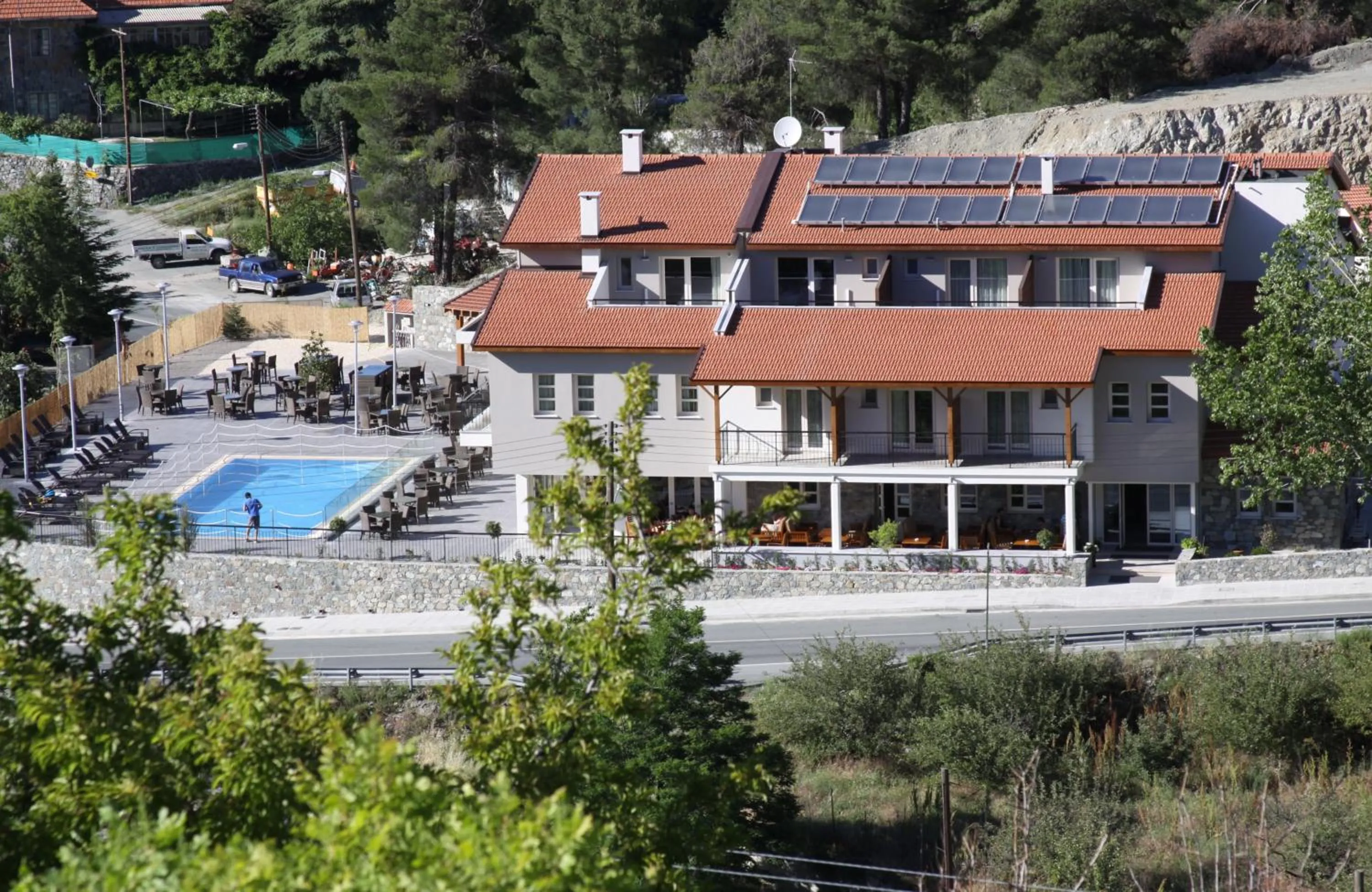 Property building in Livadia Hotel Kyperounta