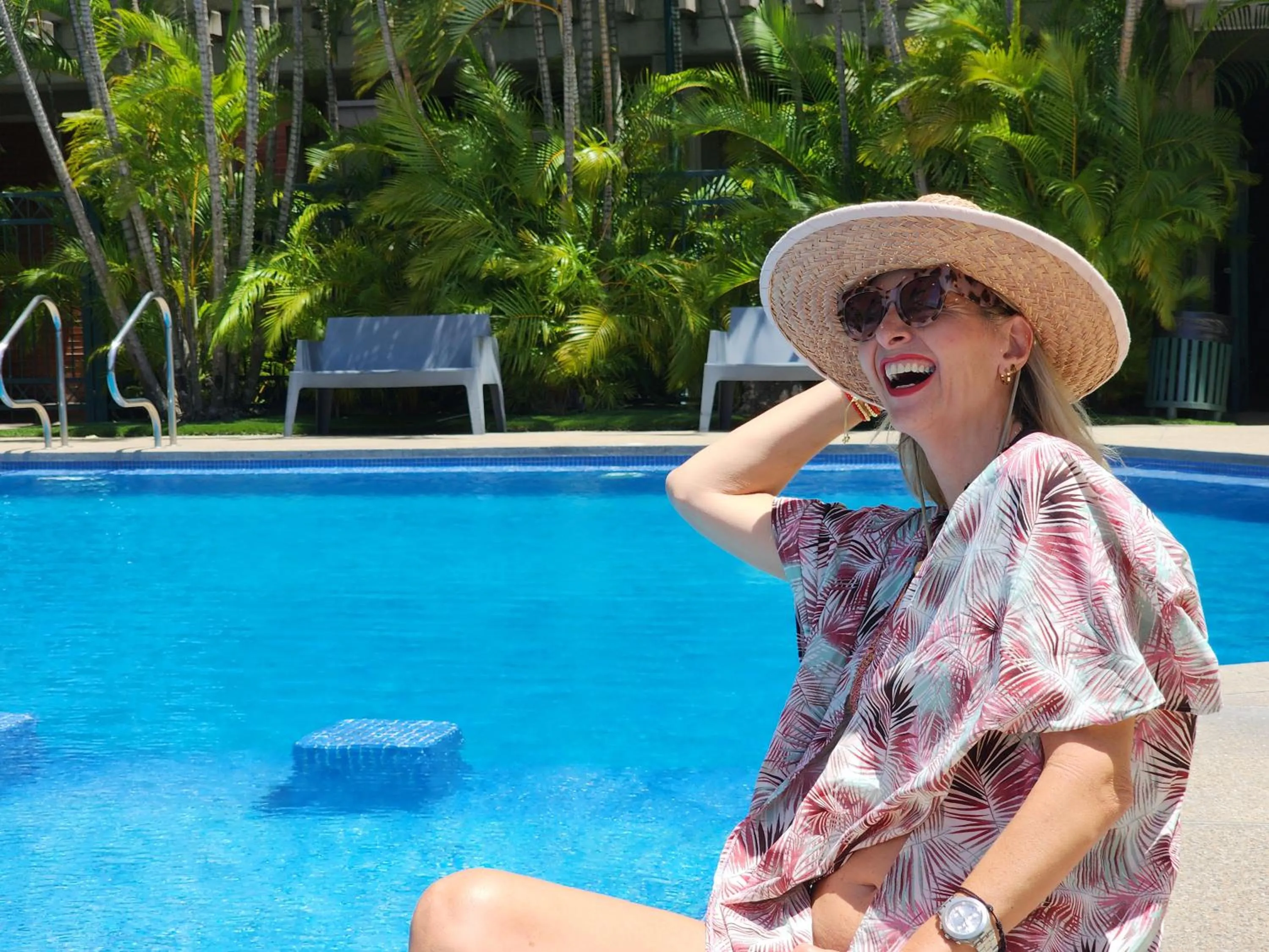 Pool view in Hotel GH Guaparo Inn Valencia